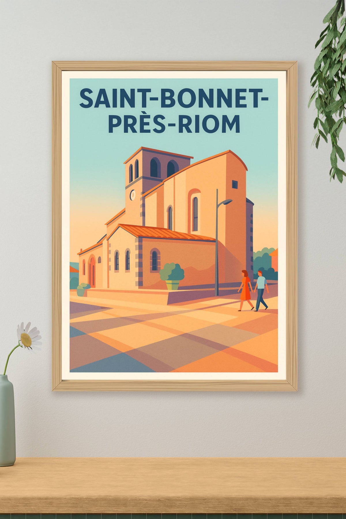 Affiche de Saint-Bonnet-près-Riom - Charme et sérénité au cœur de l'Auvergne