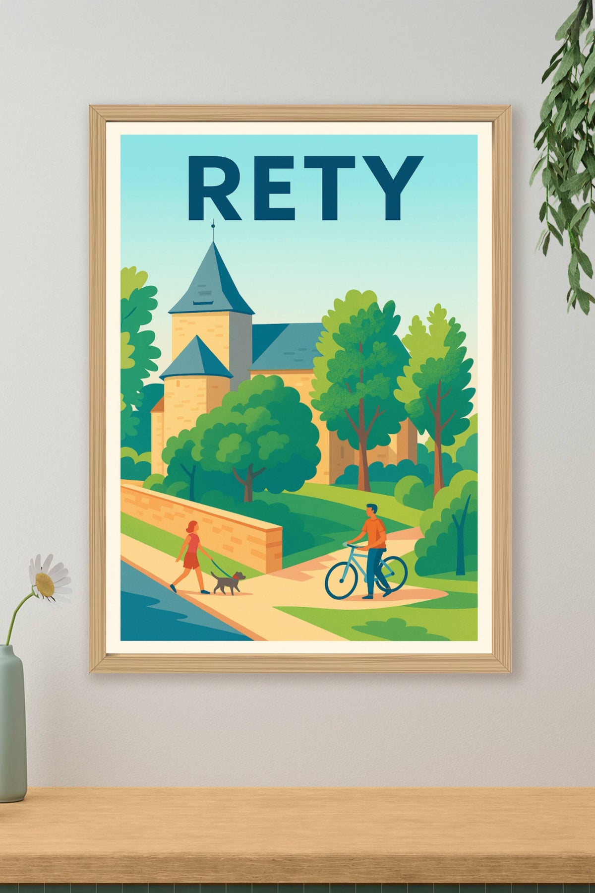 Affiche de Rety - Charme bucolique et sérénité à l’état pur