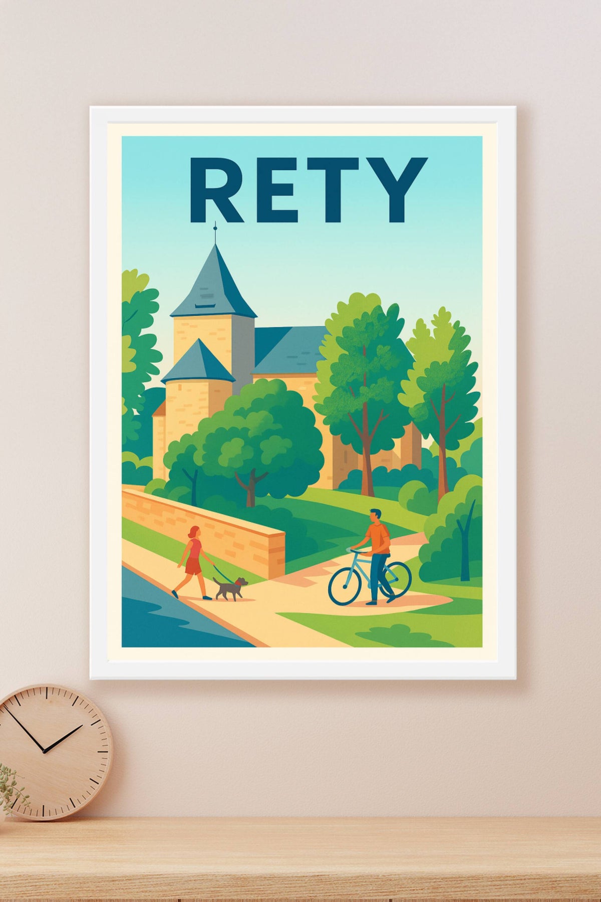 Affiche de Rety - Charme bucolique et sérénité à l’état pur