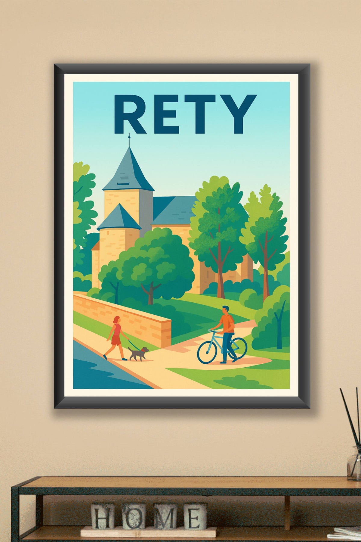 Affiche de Rety - Charme bucolique et sérénité à l’état pur