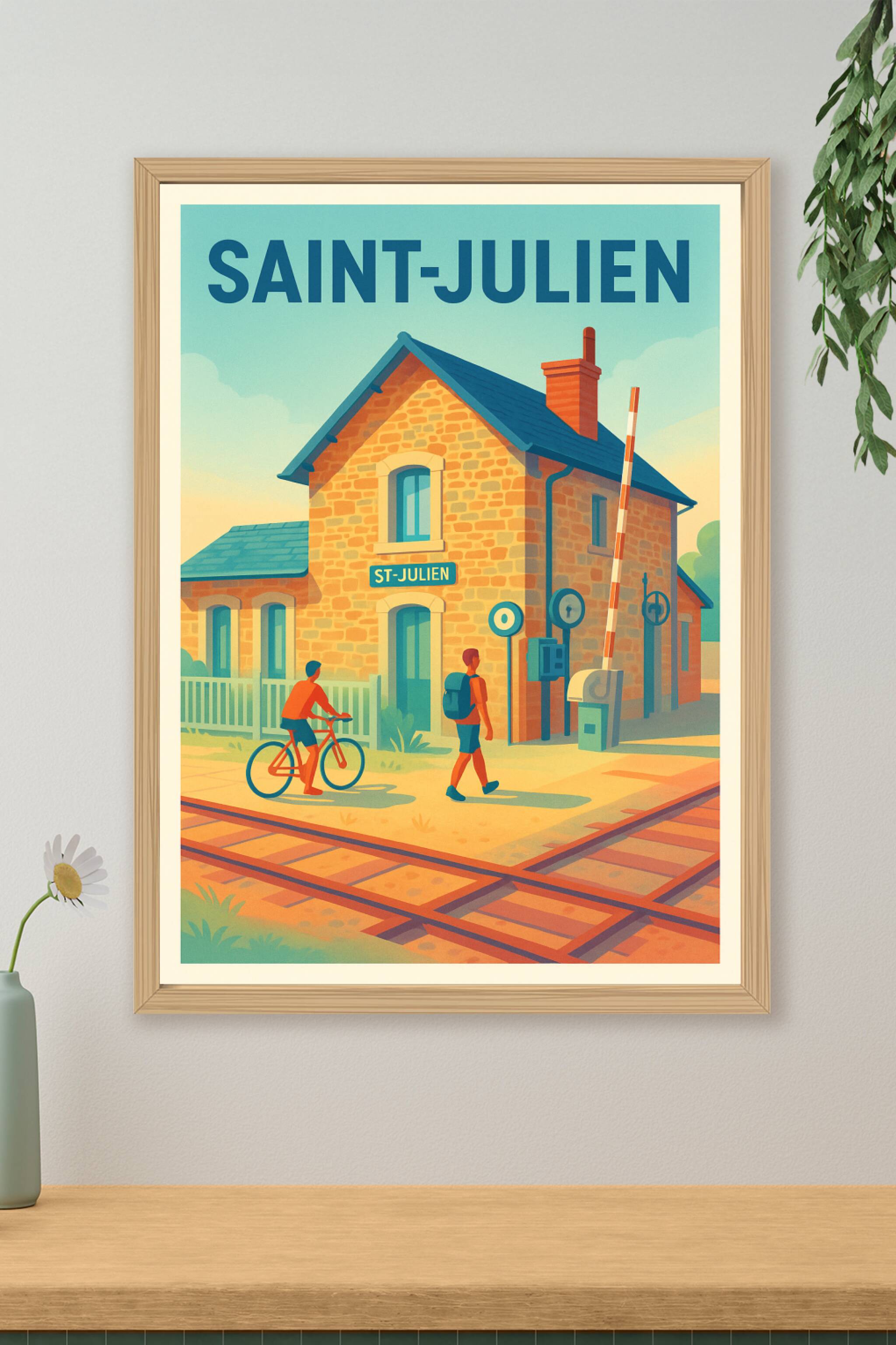 Affiche de Saint-Julien - Charme et Quiétude envoie de voie