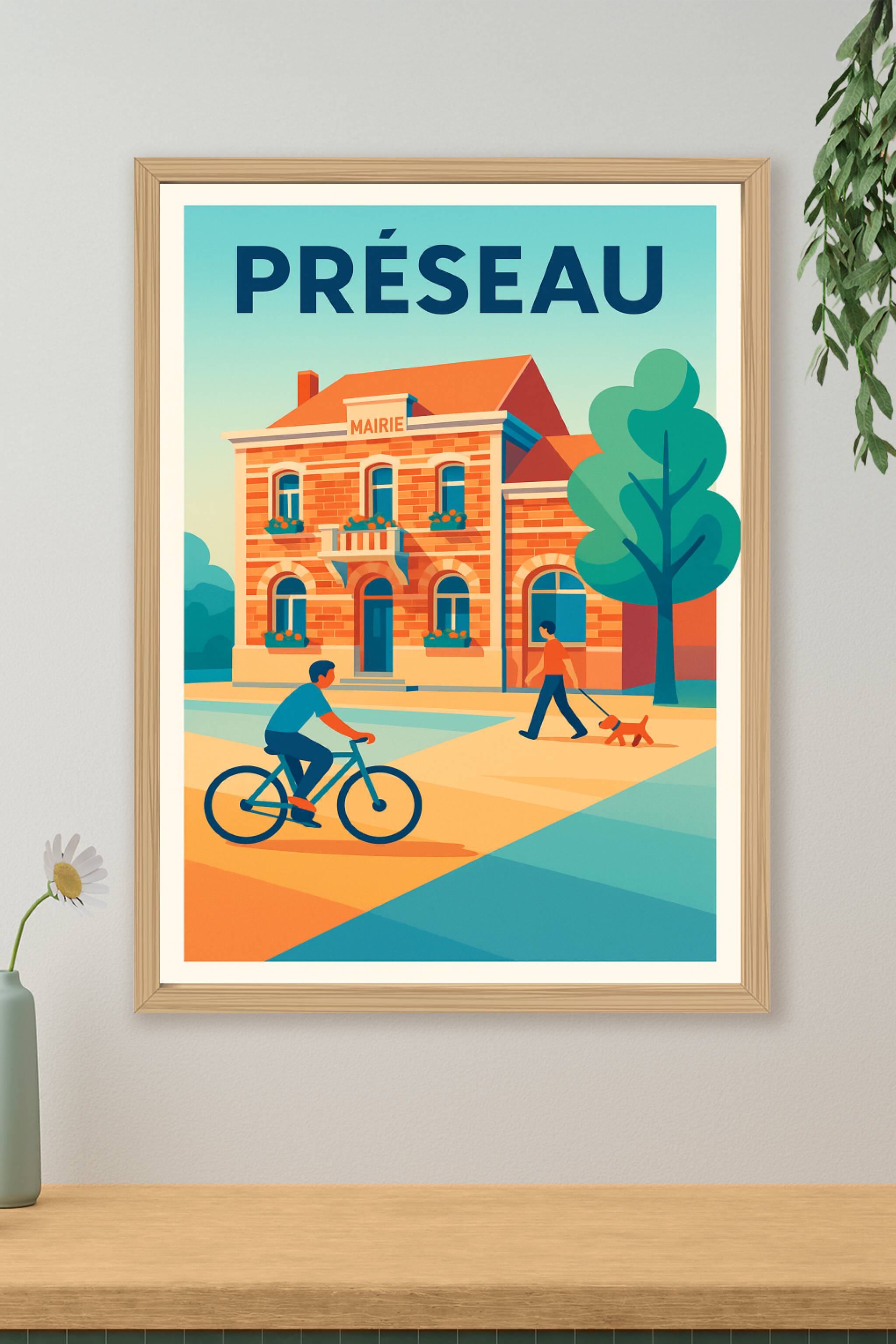 Affiche de Préseau - Charme et simplicité du quotidien