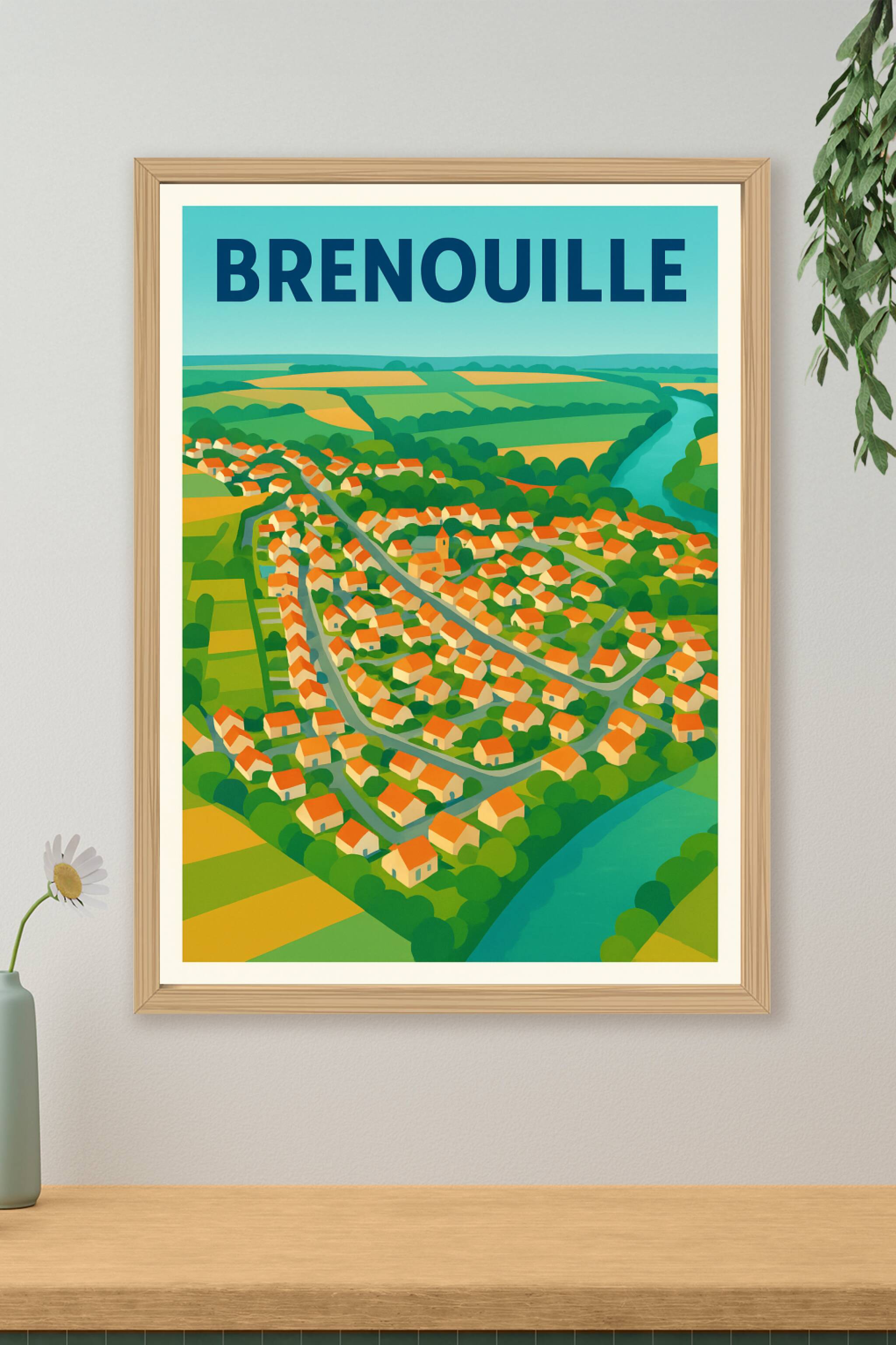 Affiche de Brenouille - Charmant havre de verdure