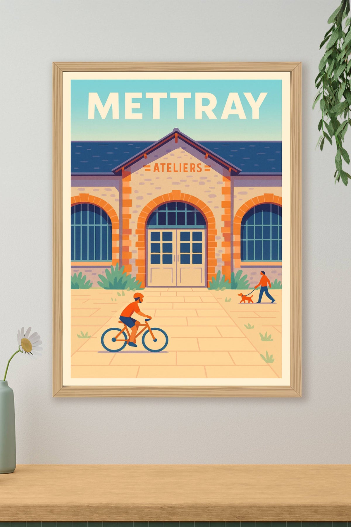 Affiche de Mettray - L'élégance des Ateliers au cœur de la ville