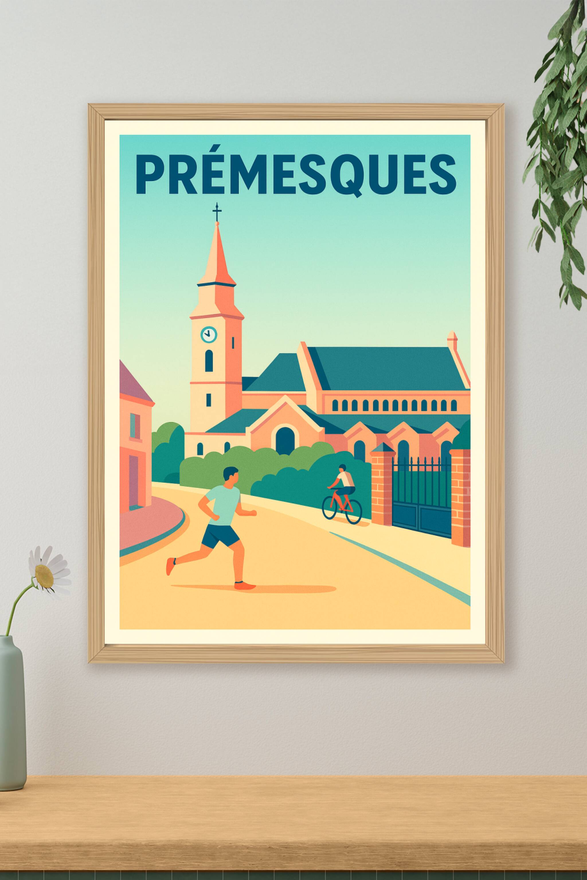 Affiche de Prémesques - Charme et Dynamisme au Cœur du Village