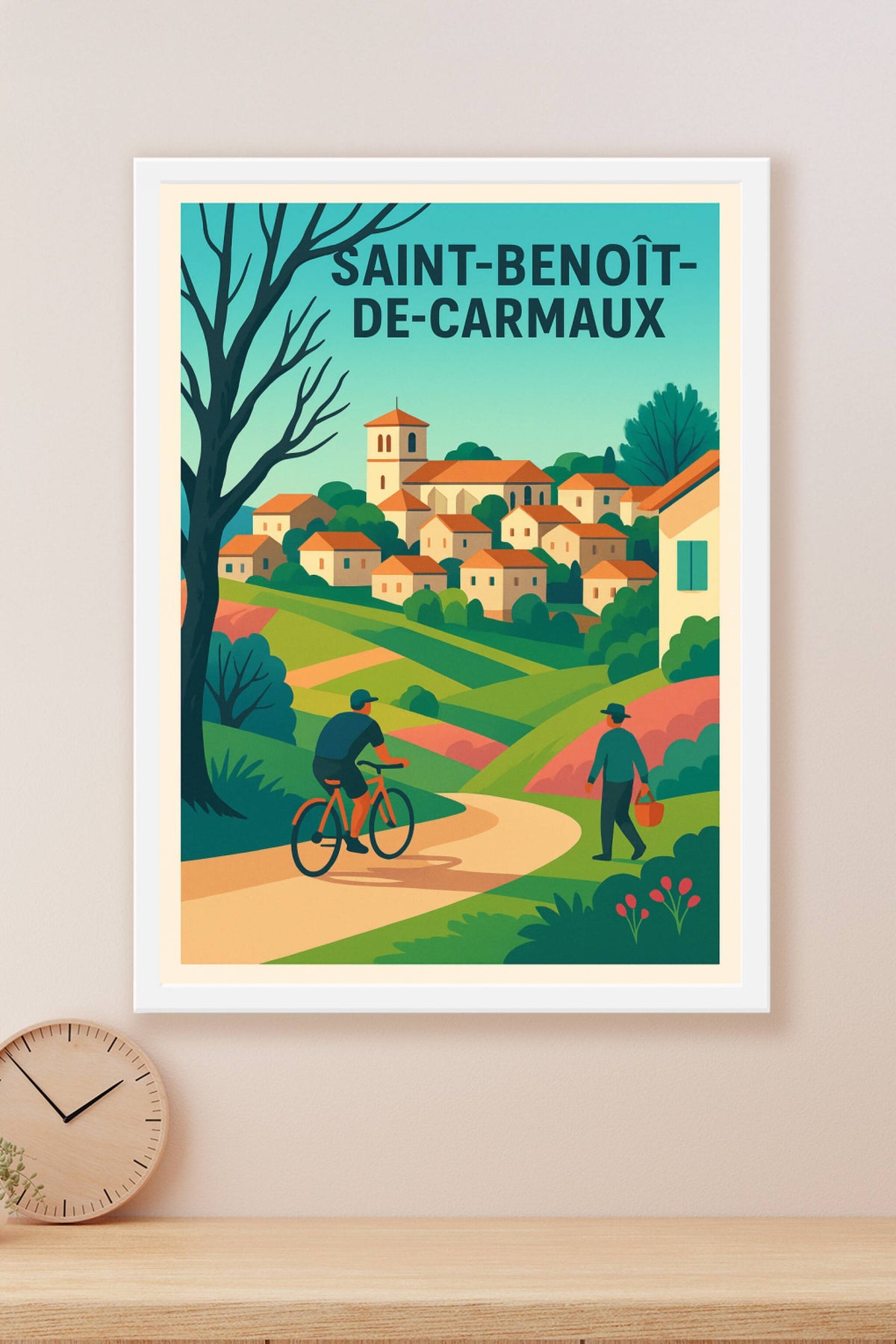 Affiche de Saint-Benoît-de-Carmaux - Charme bucolique et douceur de vivre