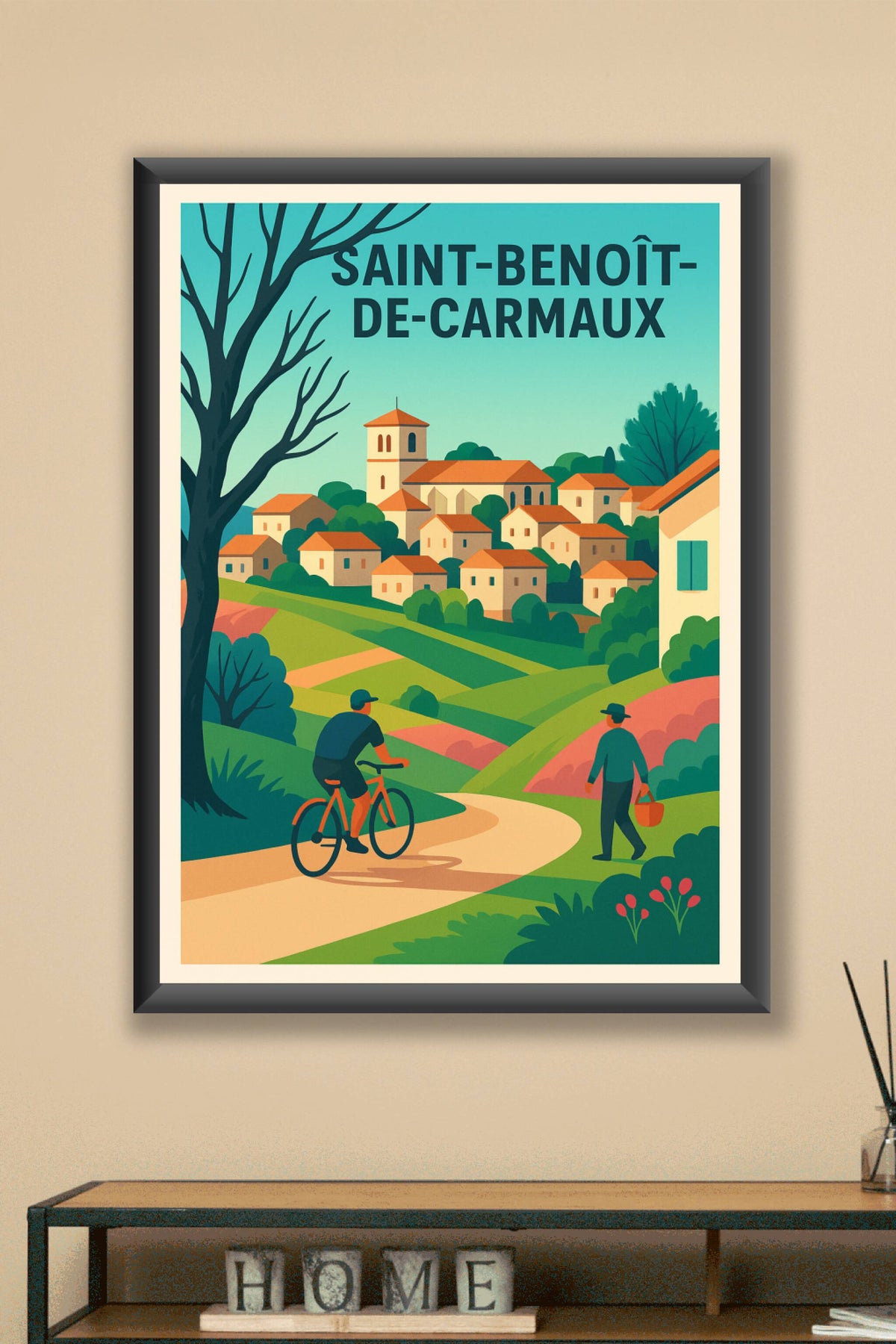 Affiche de Saint-Benoît-de-Carmaux - Charme bucolique et douceur de vivre