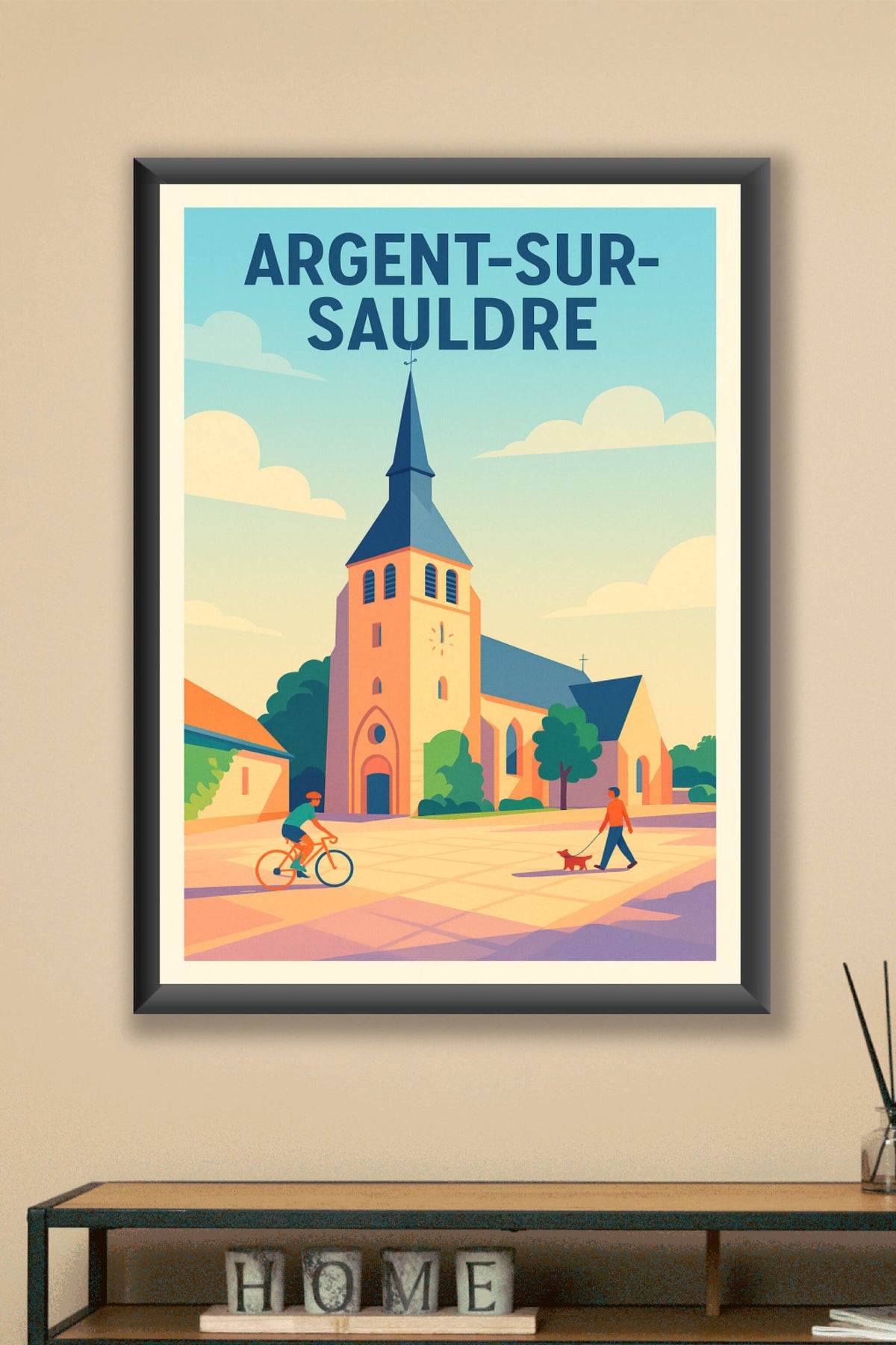 Affiche de Argent-sur-Sauldre - Charme et sérénité au cœur du village