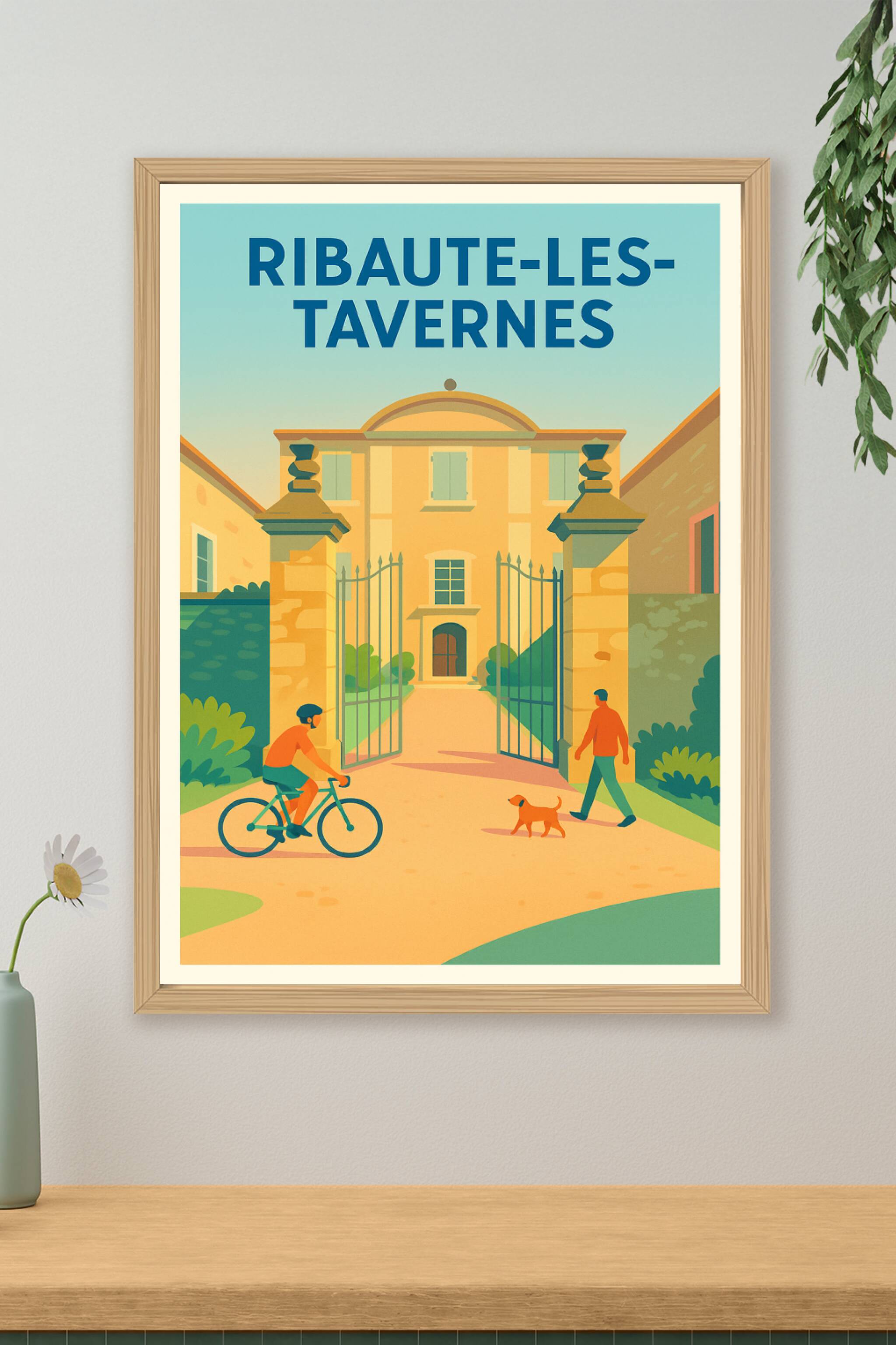 Affiche de Ribaute-les-Tavernes - Charme et sérénité au cœur du Gard