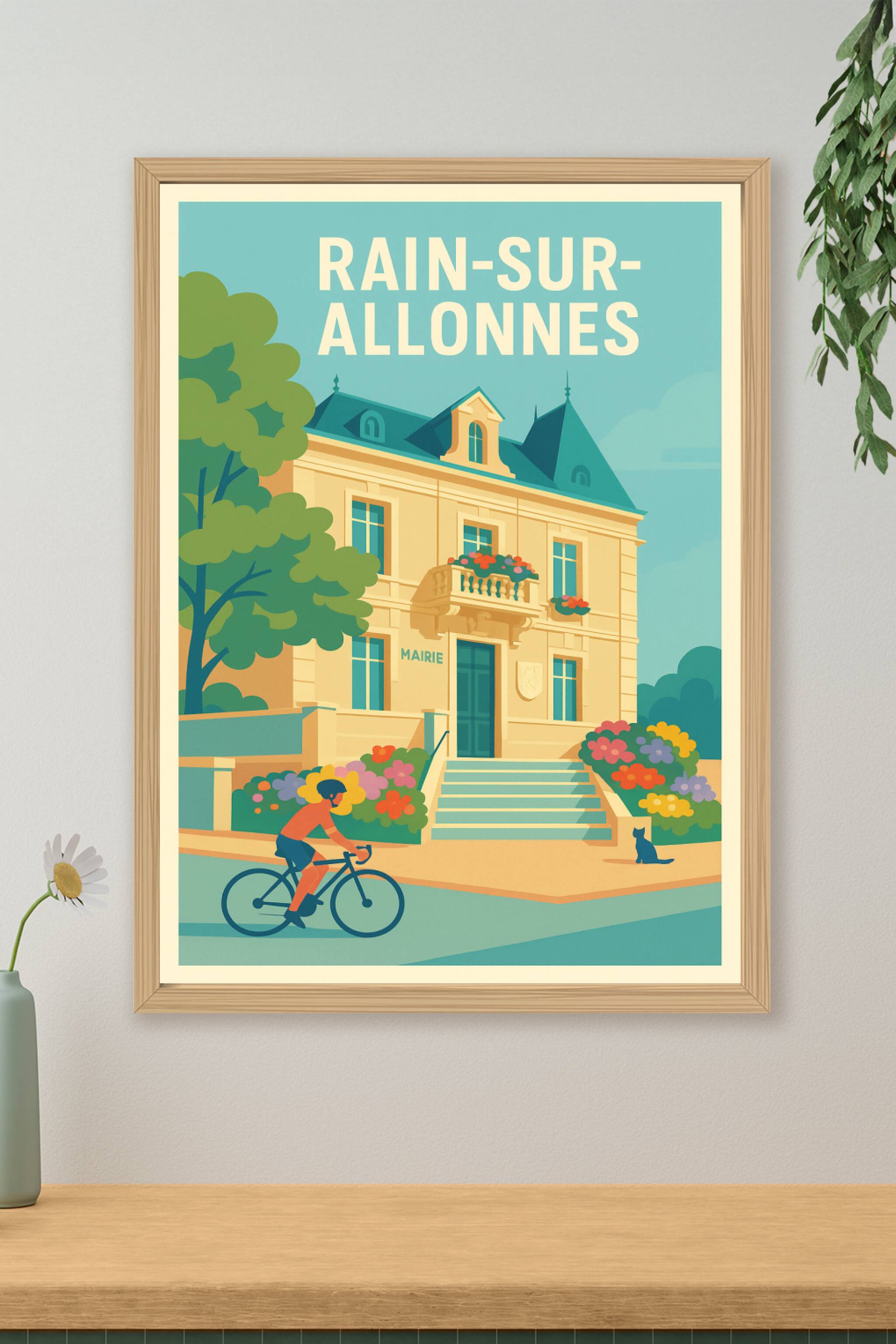 Affiche de Brain-sur-Allonnes - Charme et tranquillité à la mairie