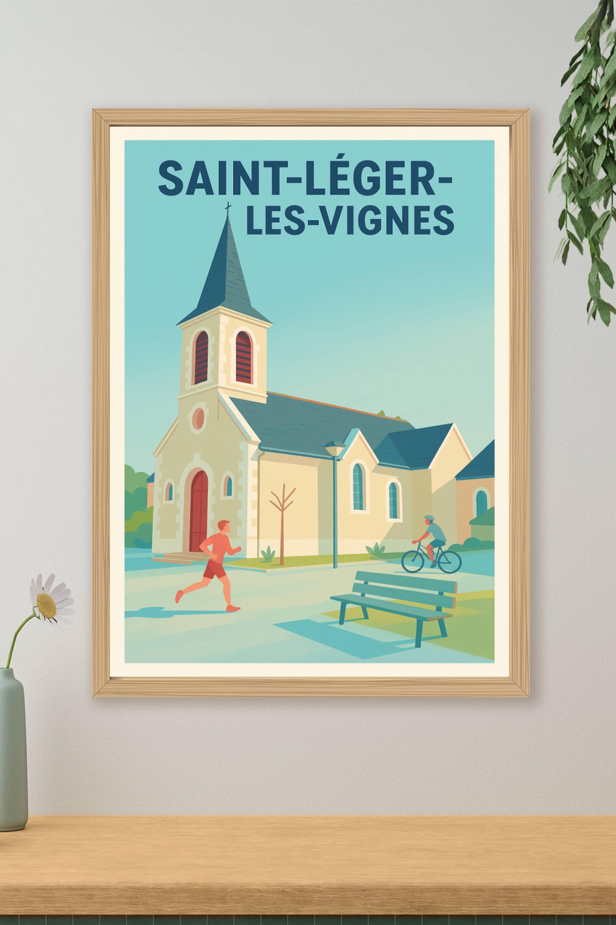 Affiche de Saint-Léger-les-Vignes - Charme paisible et authentique