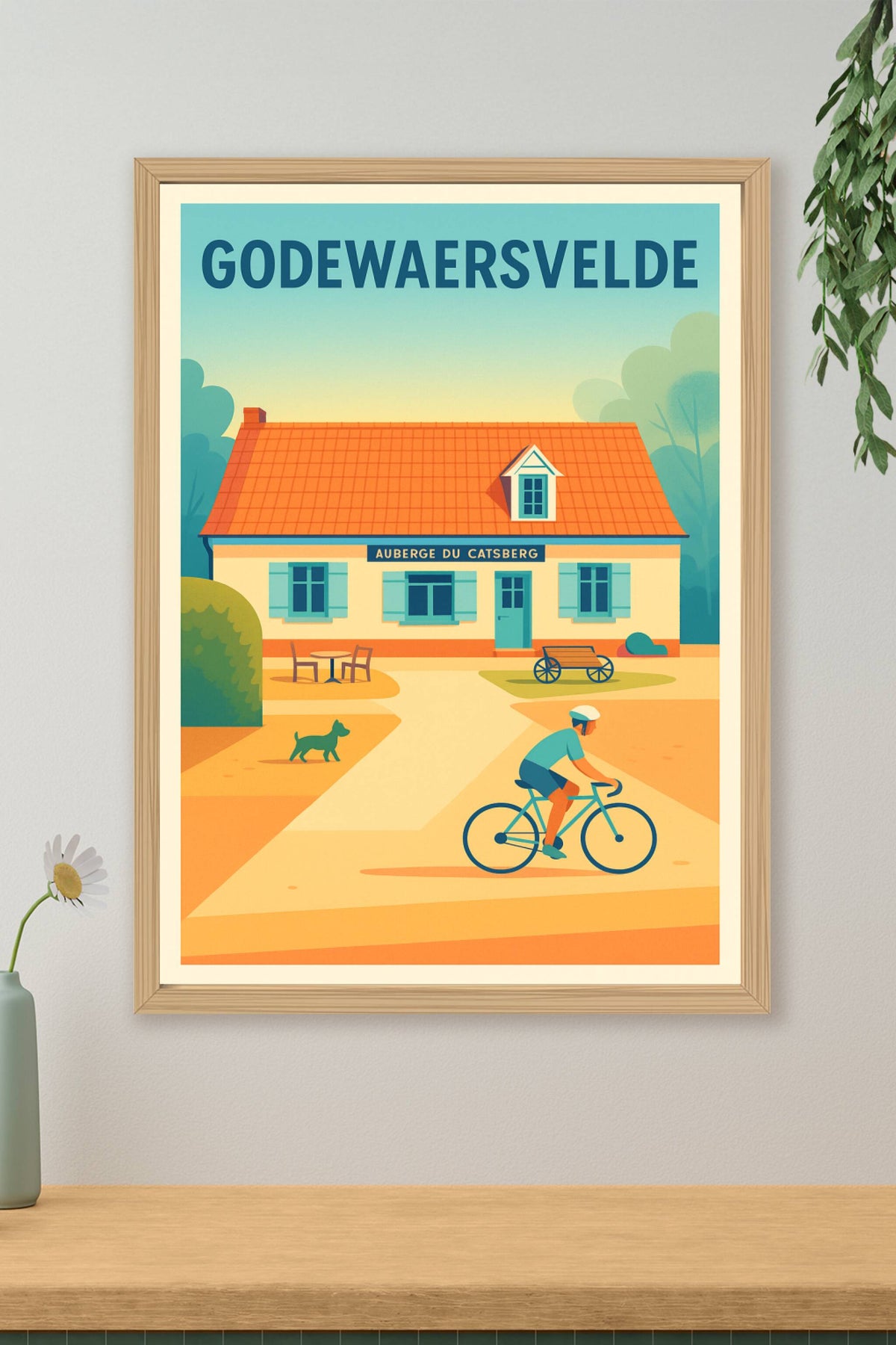 Affiche de Godewaersvelde - L'authenticité paisible du Nord