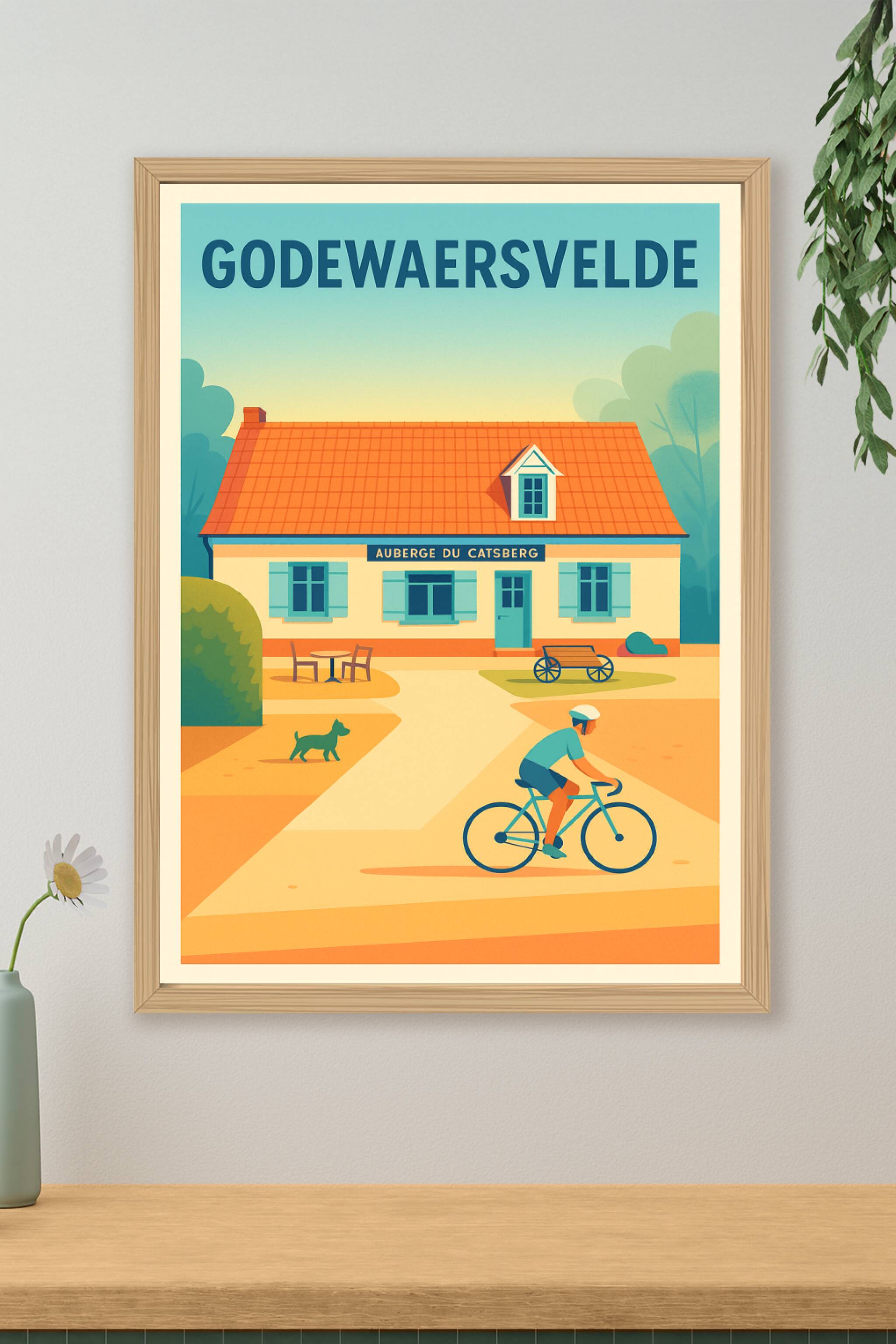 Affiche de Godewaersvelde - L'authenticité paisible du Nord