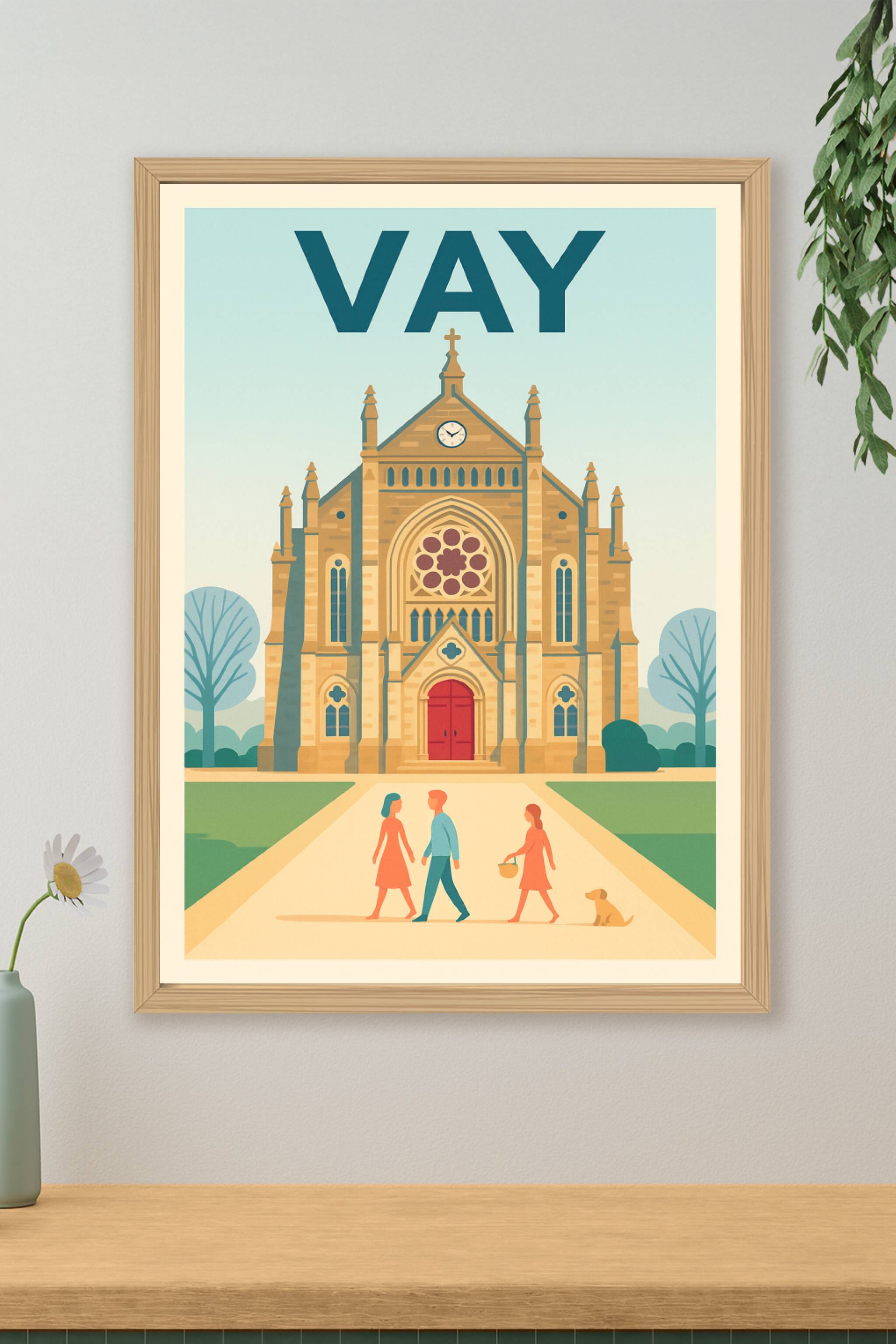 Affiche de Vay - Évasion pittoresque au cœur de son patrimoine