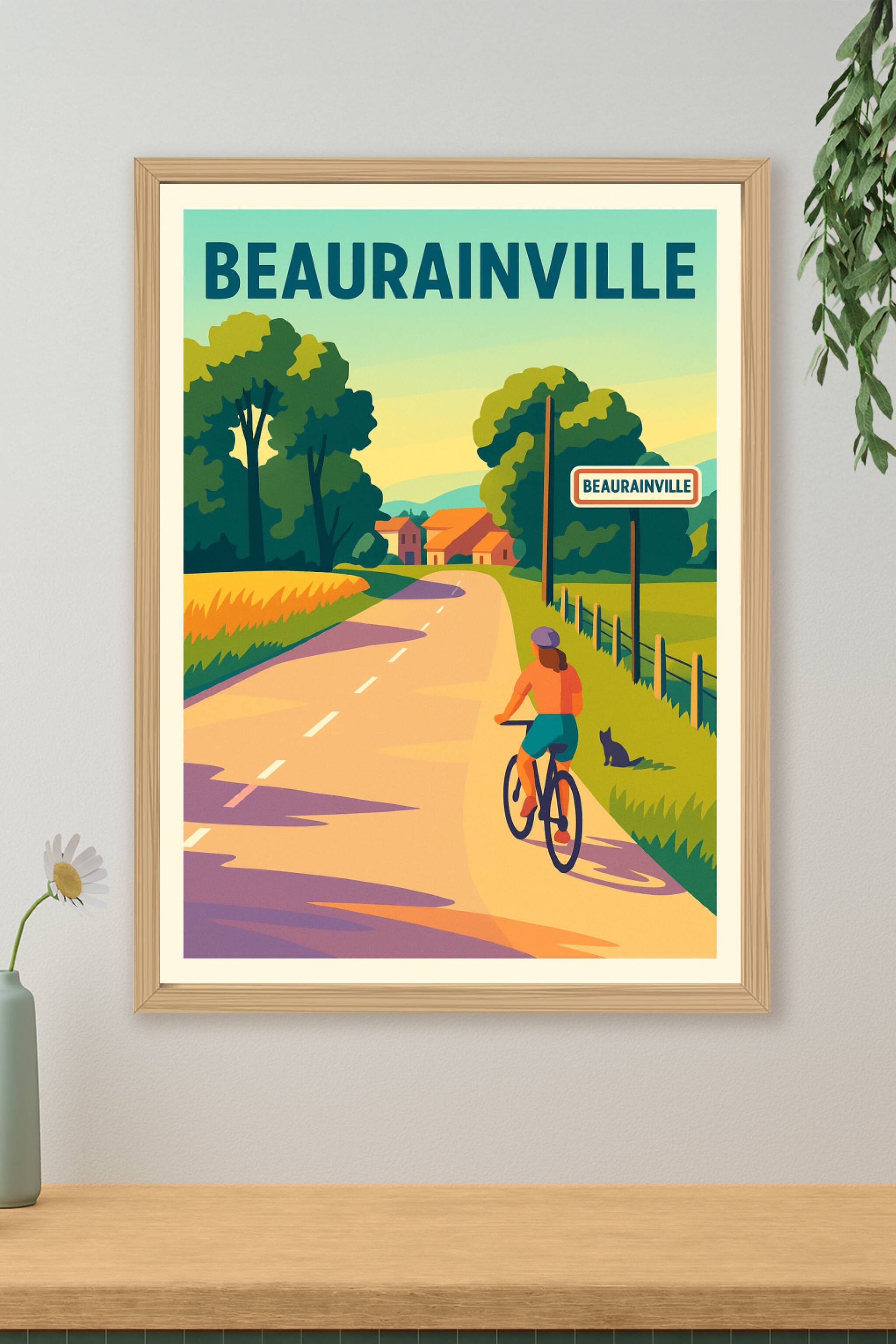 Affiche de Beaurainville - Échappée bucolique à vélo