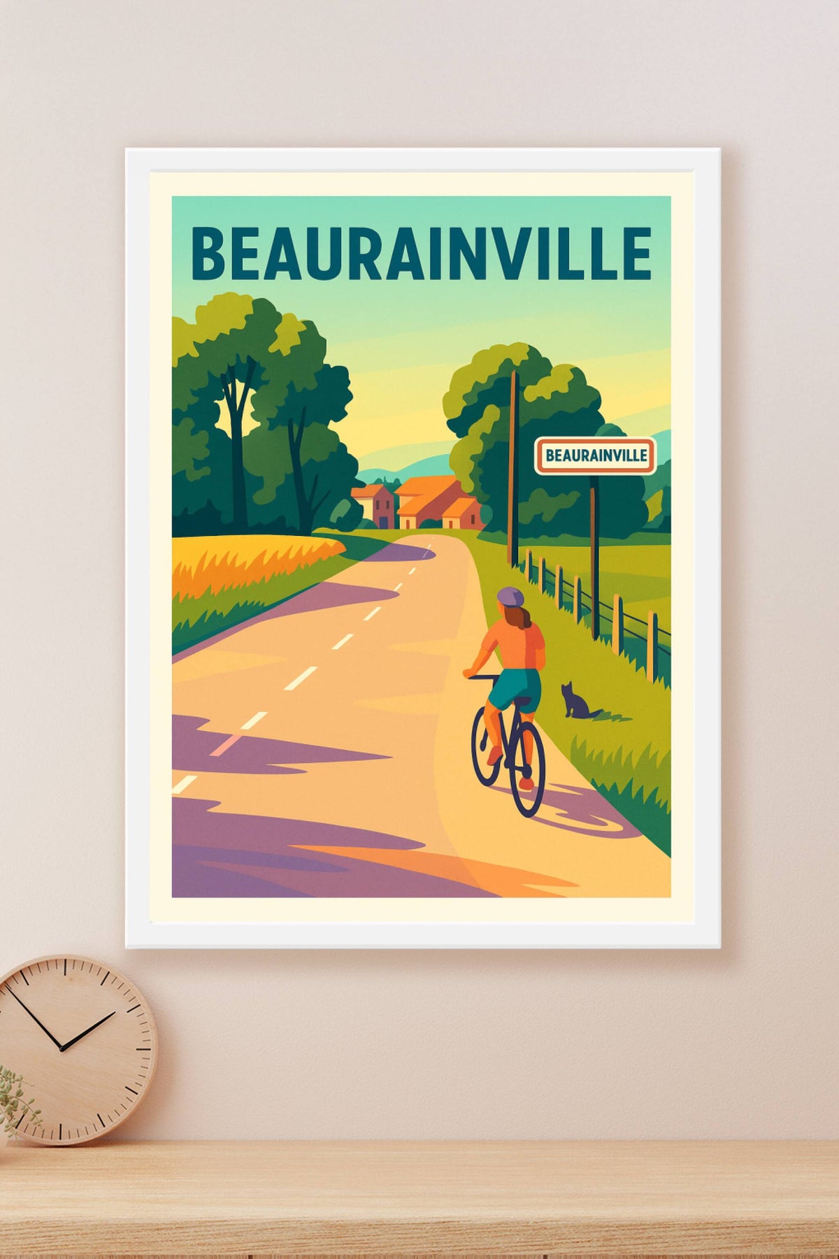 Affiche de Beaurainville - Échappée bucolique à vélo