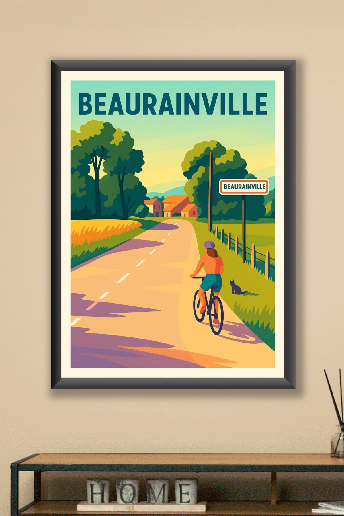 Affiche de Beaurainville - Échappée bucolique à vélo
