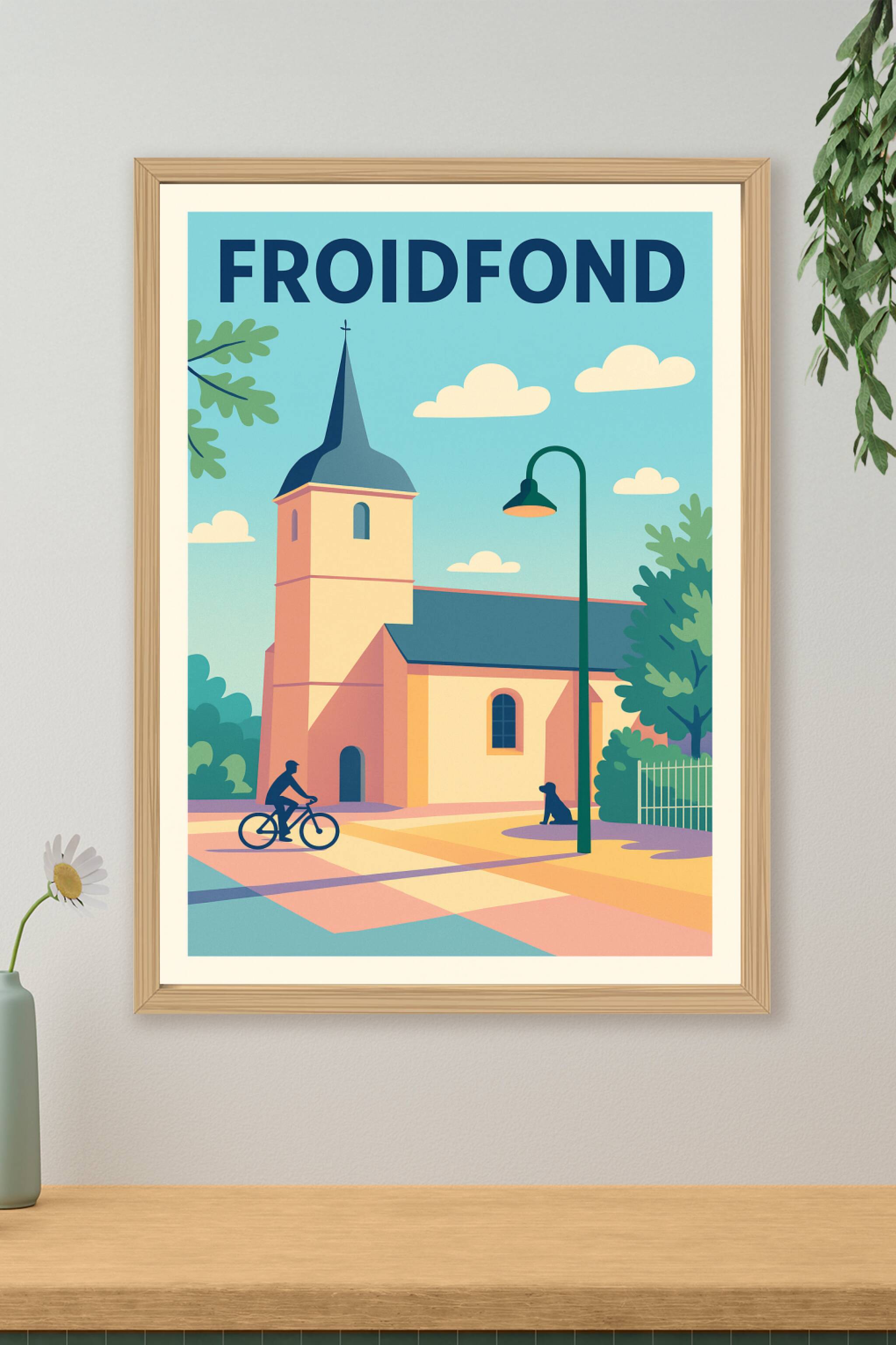 Affiche de Froidfond - Une balade paisible au cœur du village