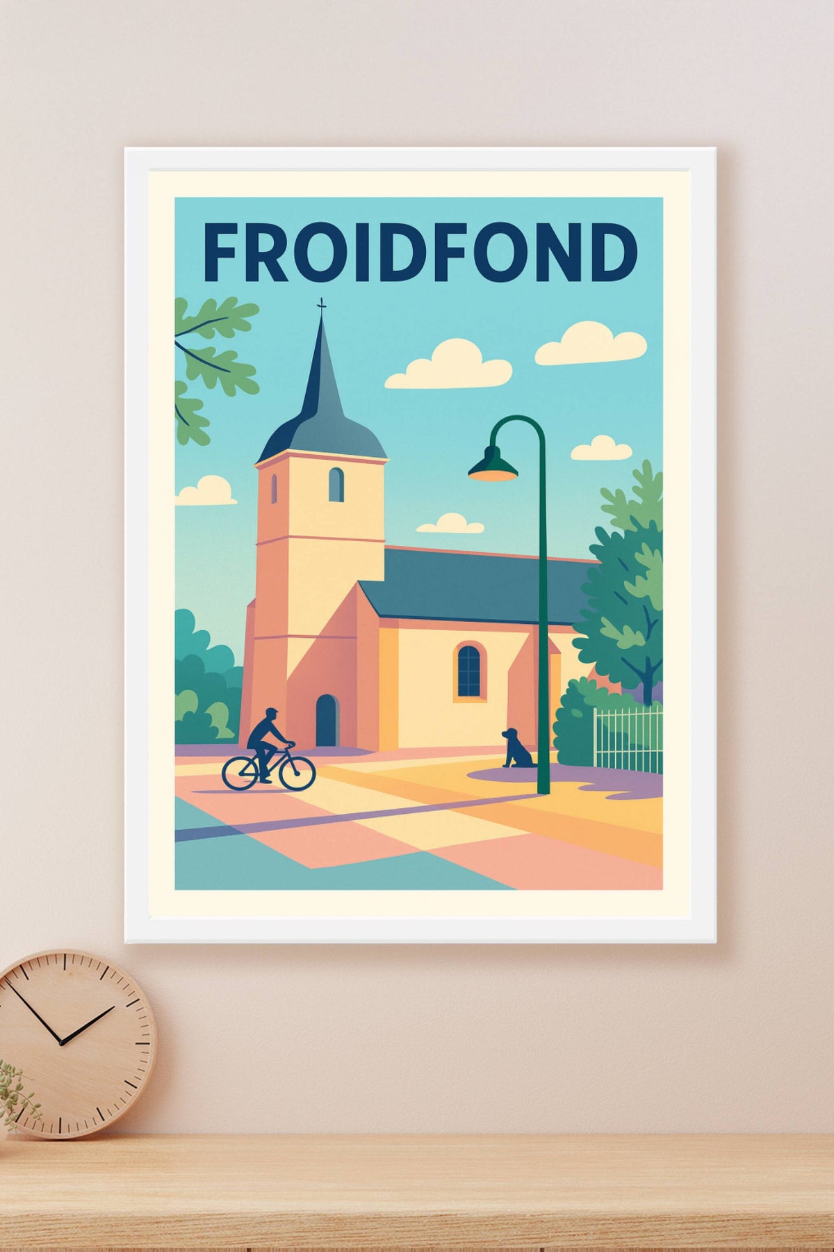 Affiche de Froidfond - Une balade paisible au cœur du village