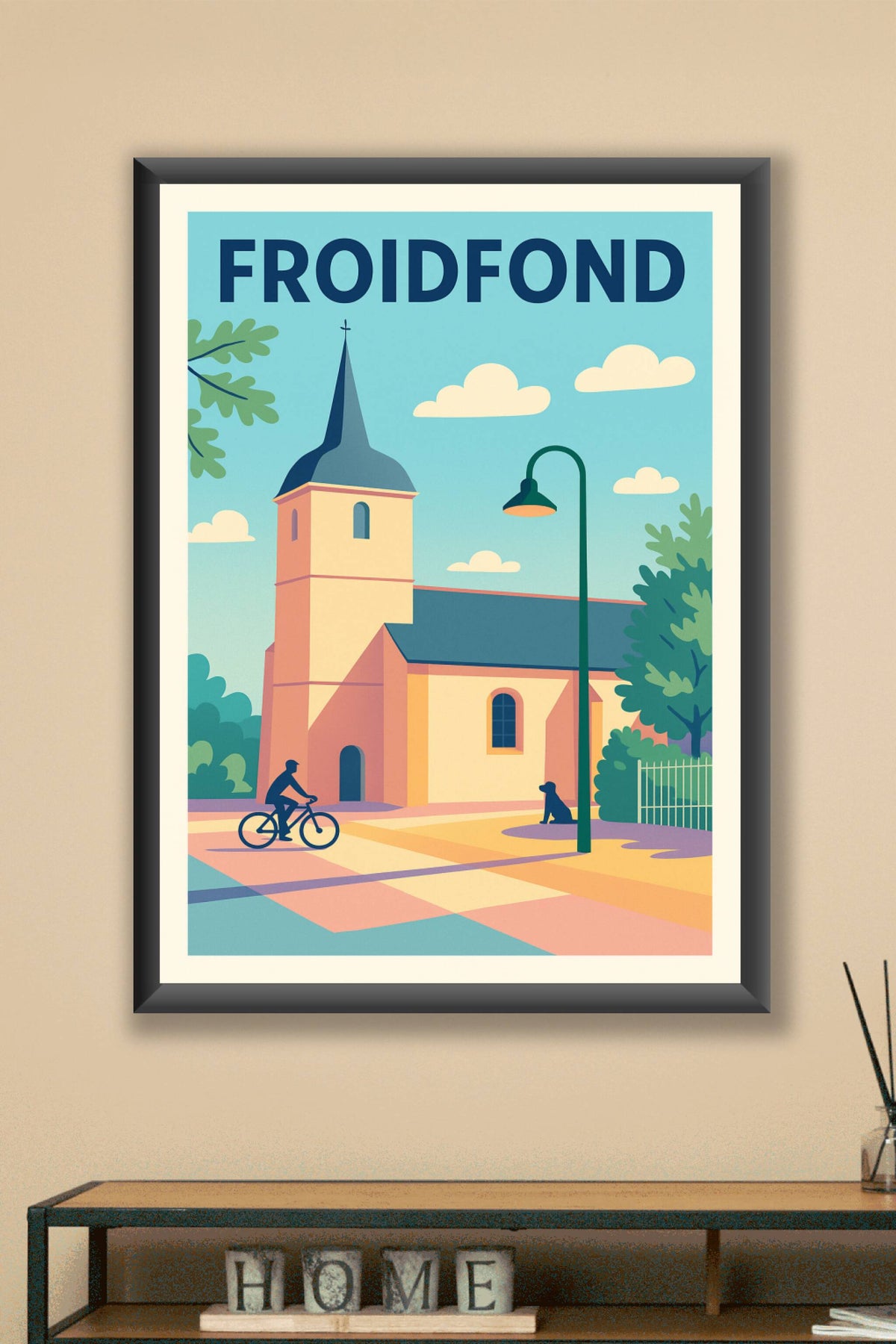 Affiche de Froidfond - Une balade paisible au cœur du village