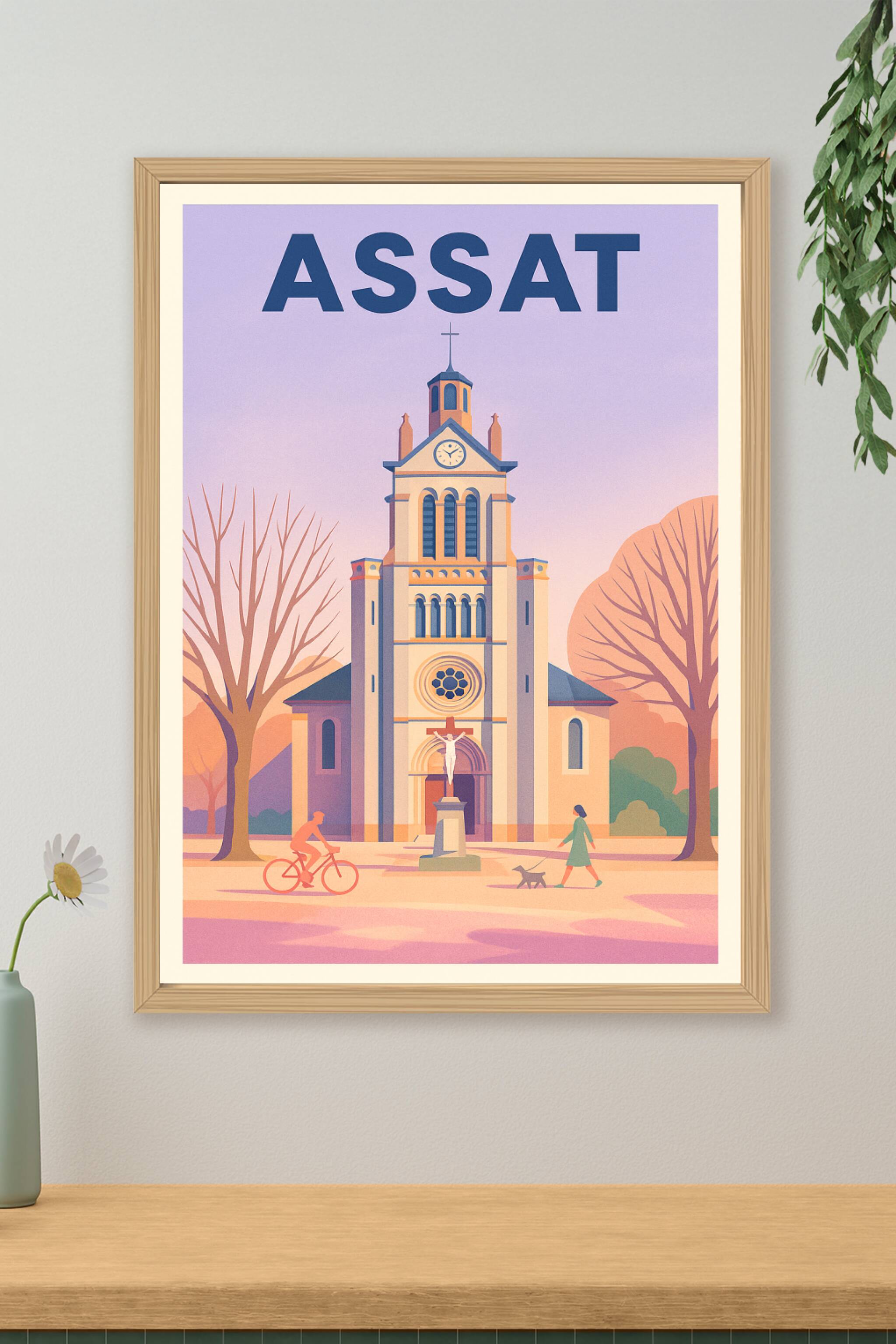 Affiche de Assat - L'élégance paisible au cœur de la ville