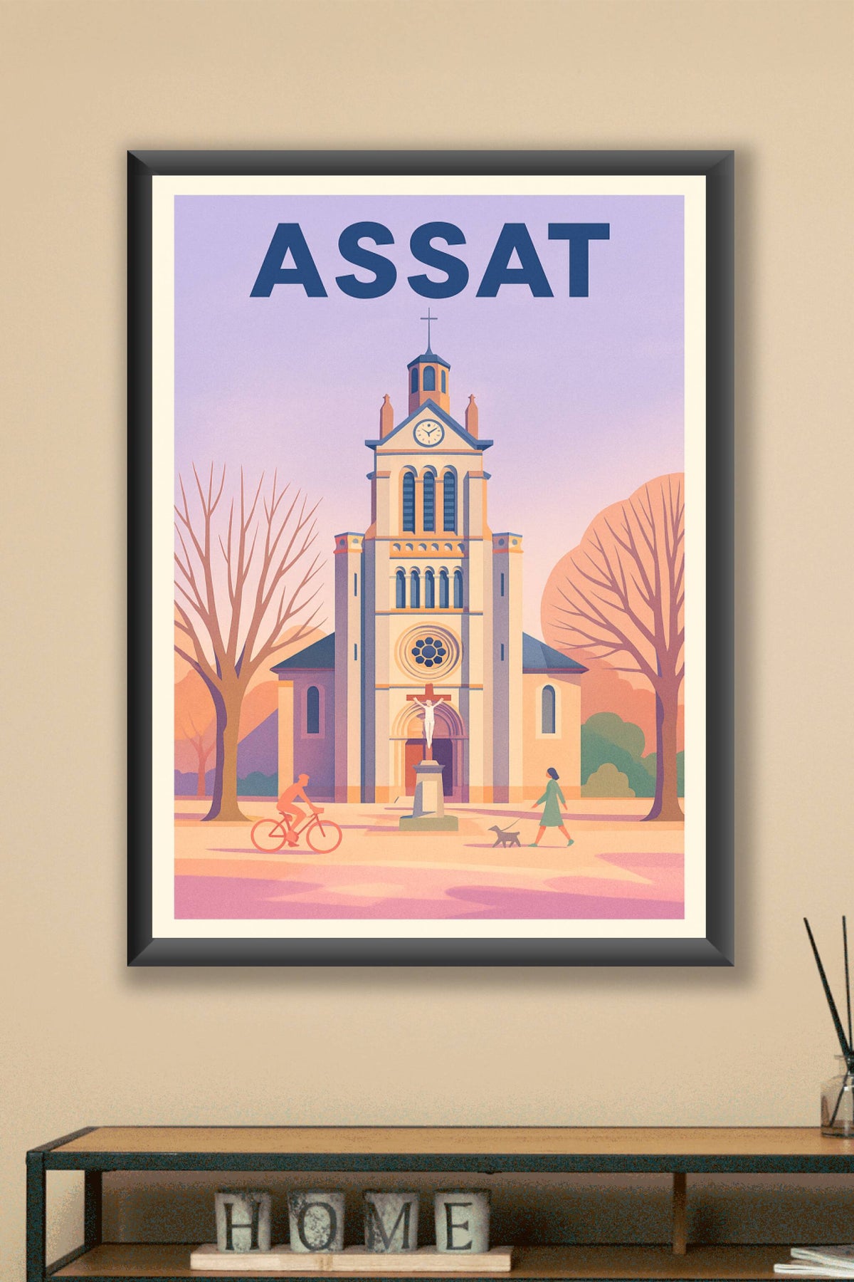 Affiche de Assat - L'élégance paisible au cœur de la ville