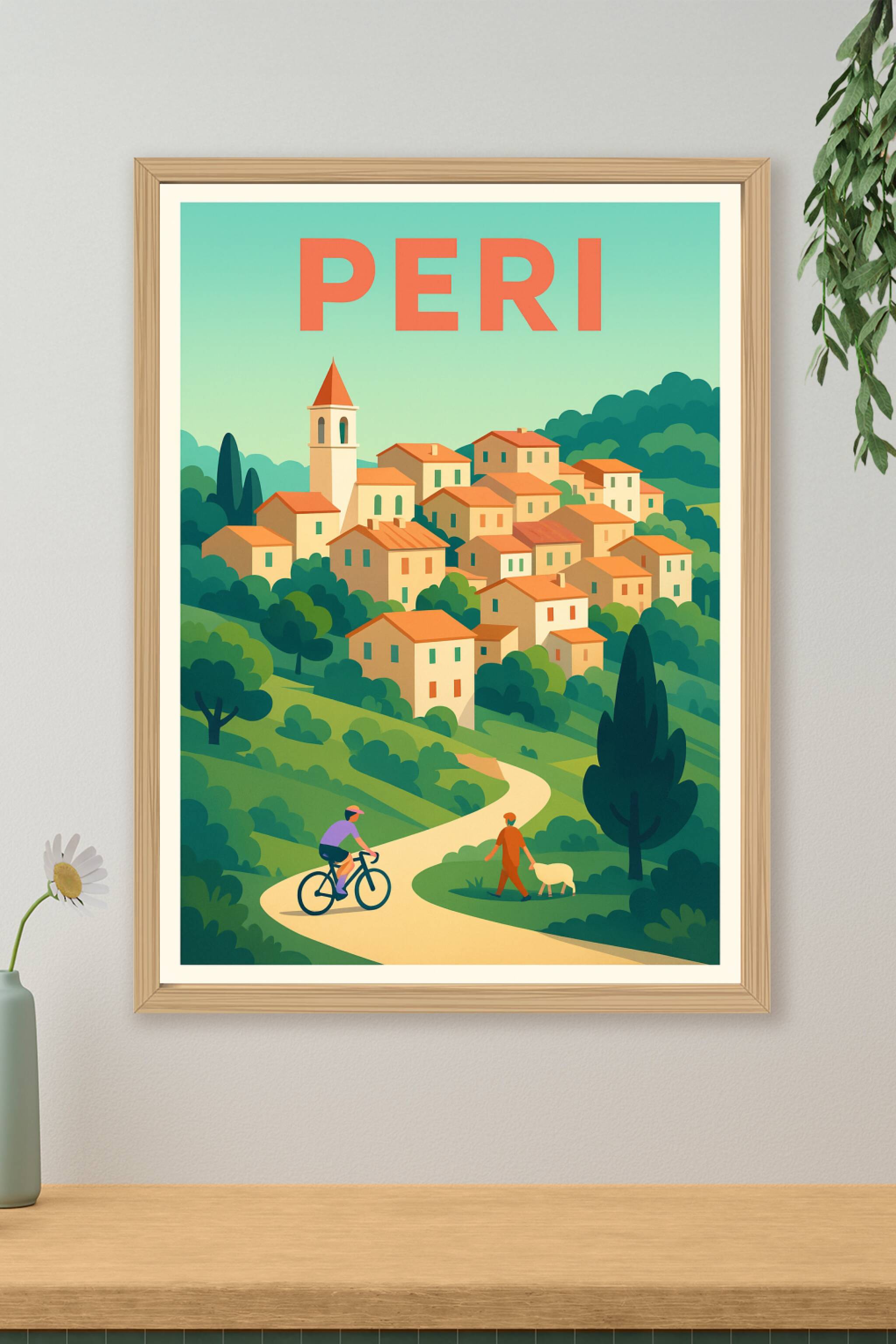 Affiche de Péri - Charme champêtre et douceur de vivre