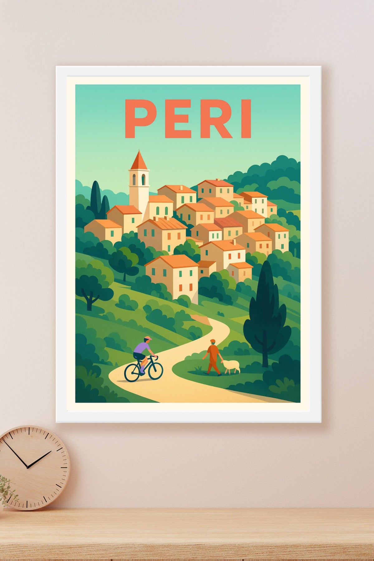 Affiche de Péri - Charme champêtre et douceur de vivre