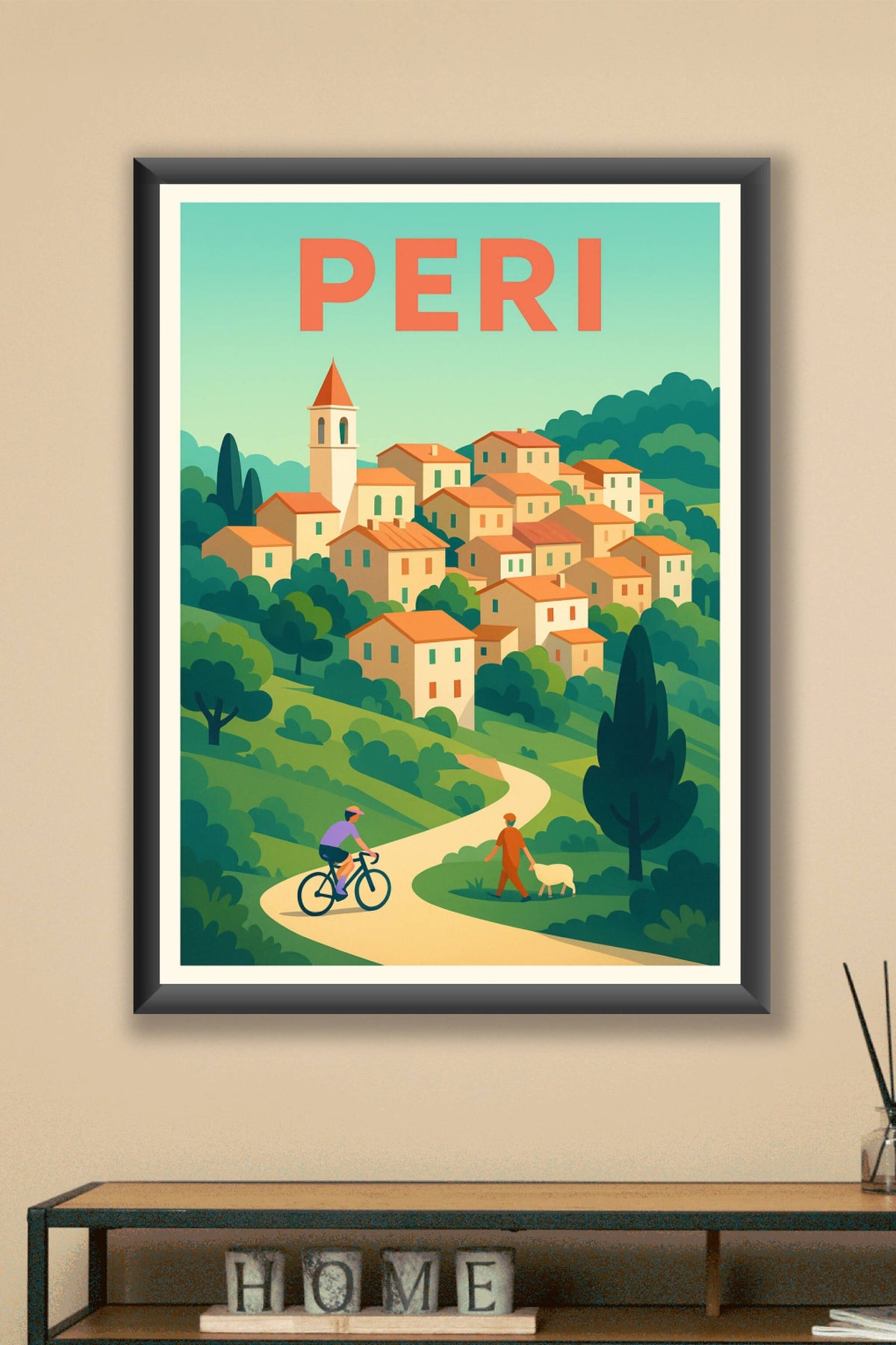 Affiche de Péri - Charme champêtre et douceur de vivre
