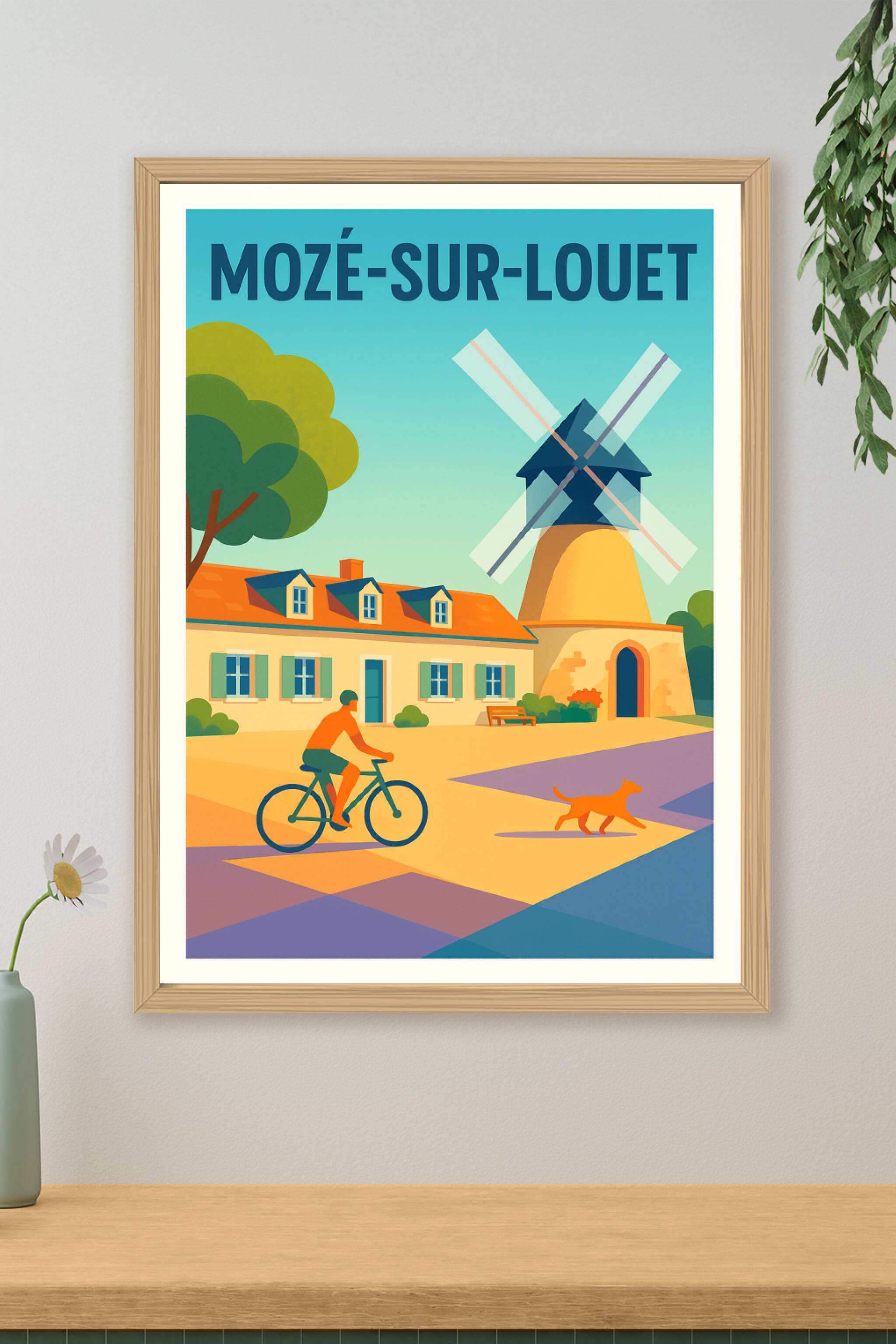 Affiche de Mozé-sur-Louet - Charme et sérénité à la campagne