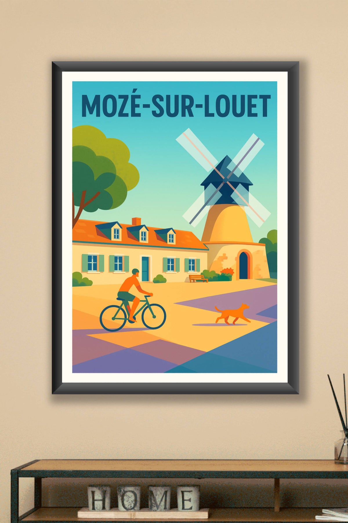 Affiche de Mozé-sur-Louet - Charme et sérénité à la campagne