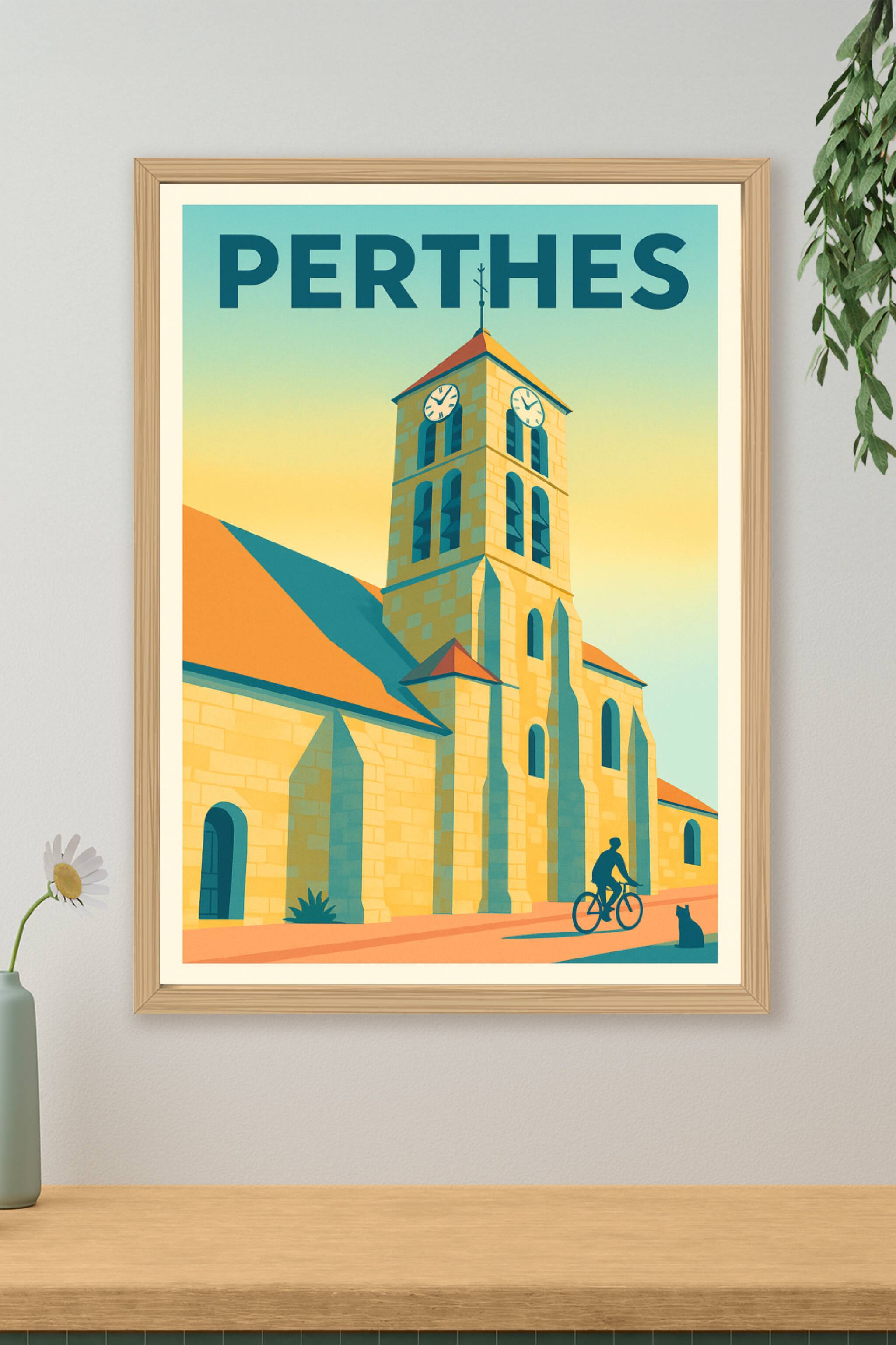 Affiche de Perthes - Charme et sérénité à chaque regard