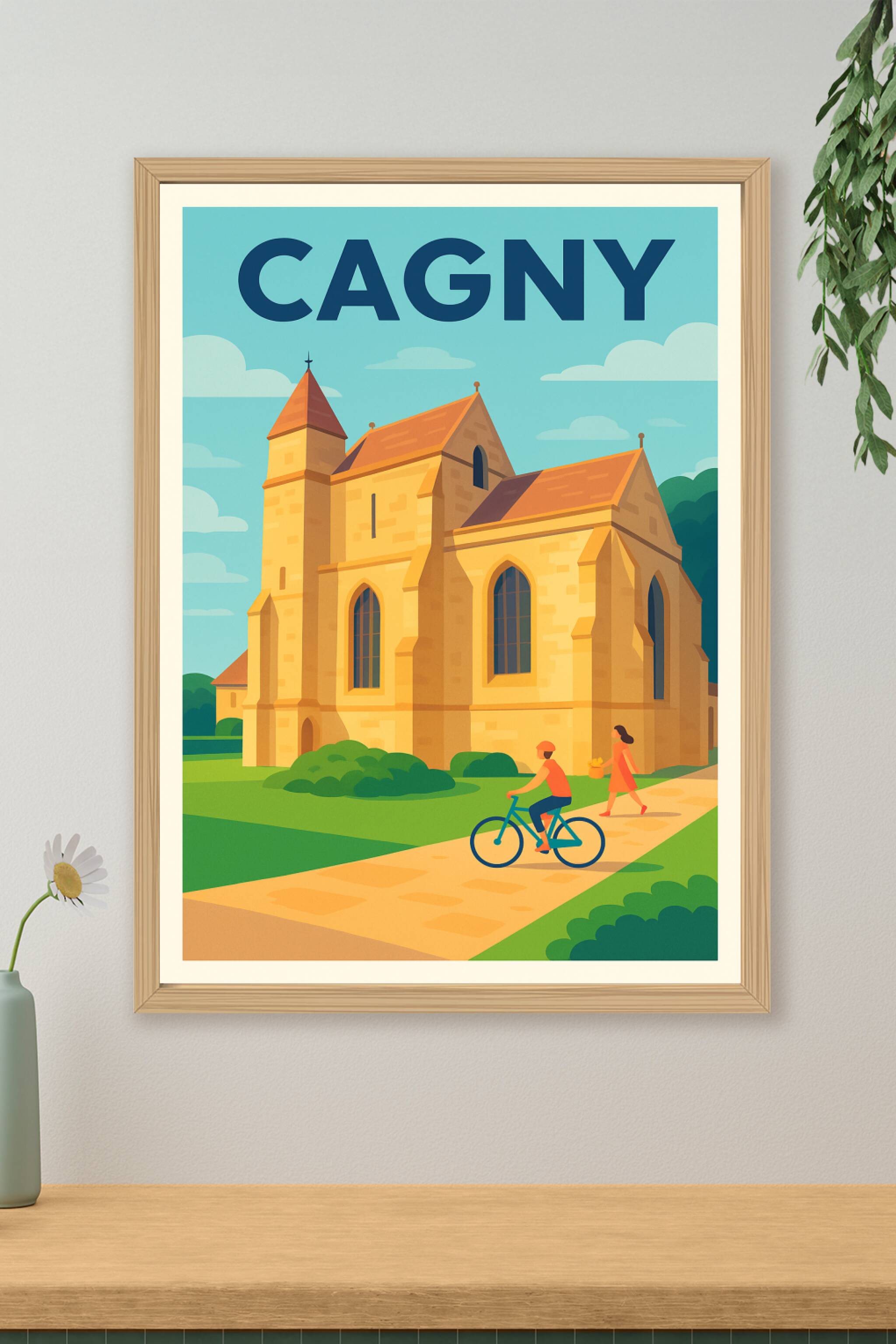 Affiche de Cagny - Charme et sérénité en Normandie