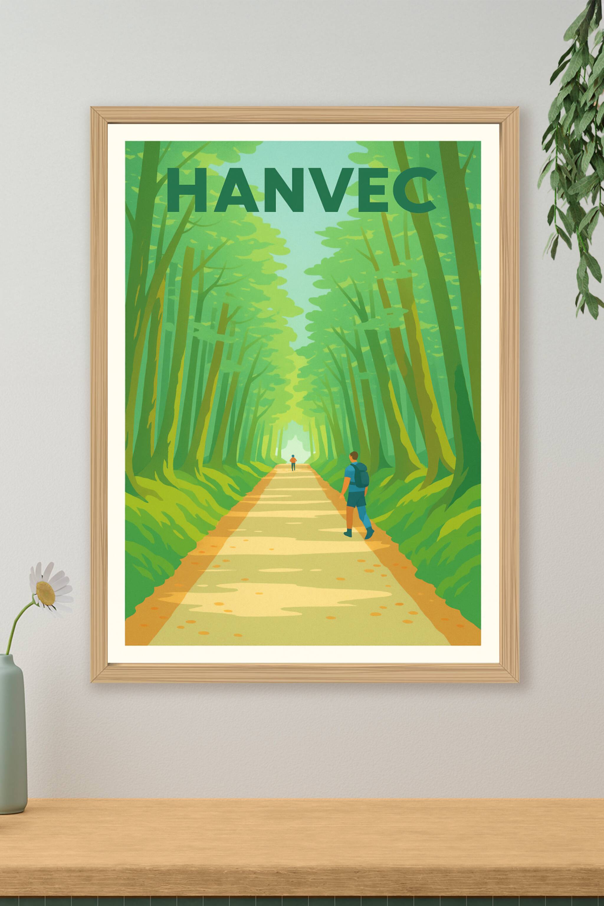 Affiche de Hanvec - Immersion au cœur de la nature bretonne