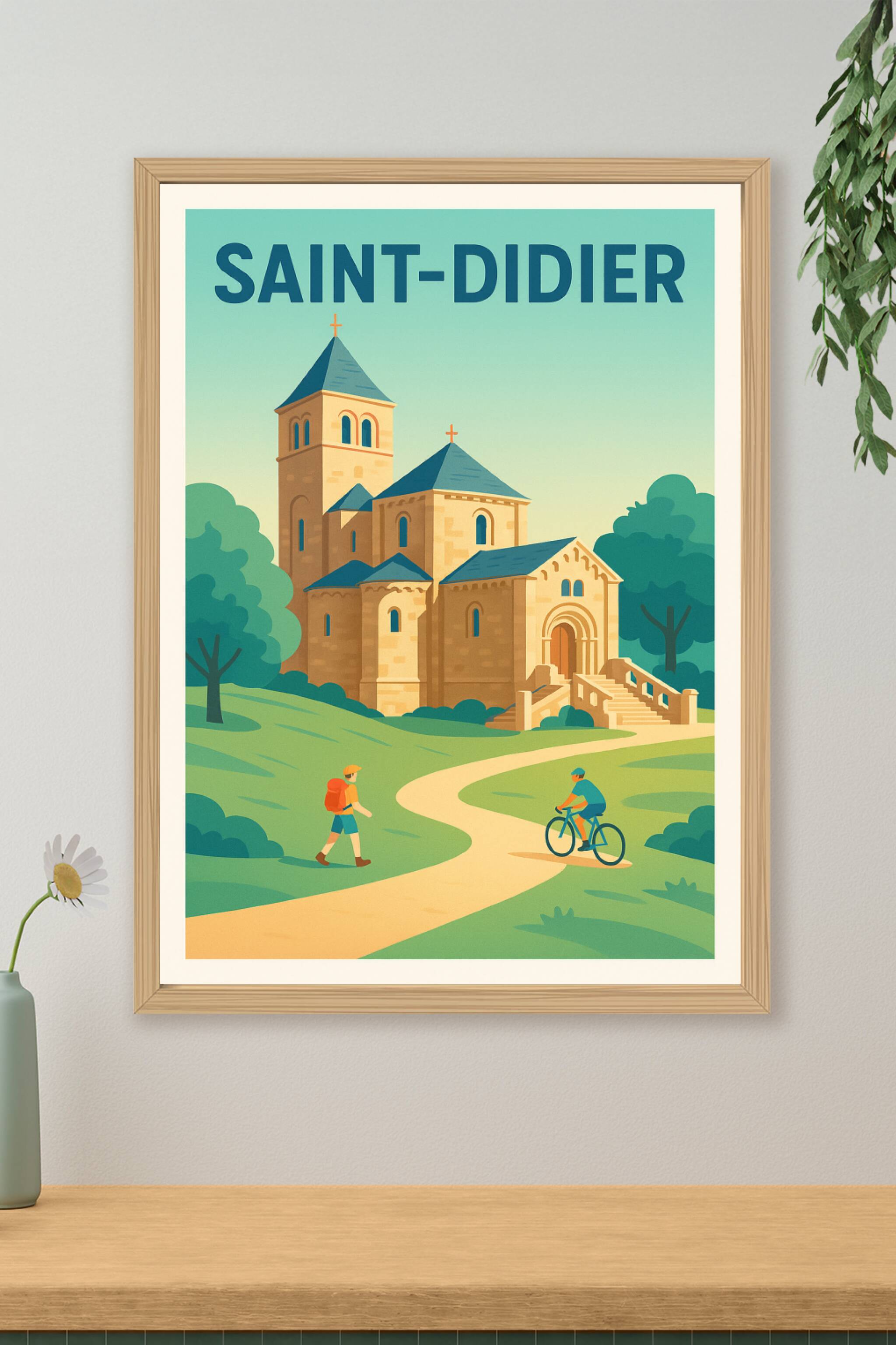 Affiche de Saint-Didier - Charme et Sérénité au Cœur de la Nature