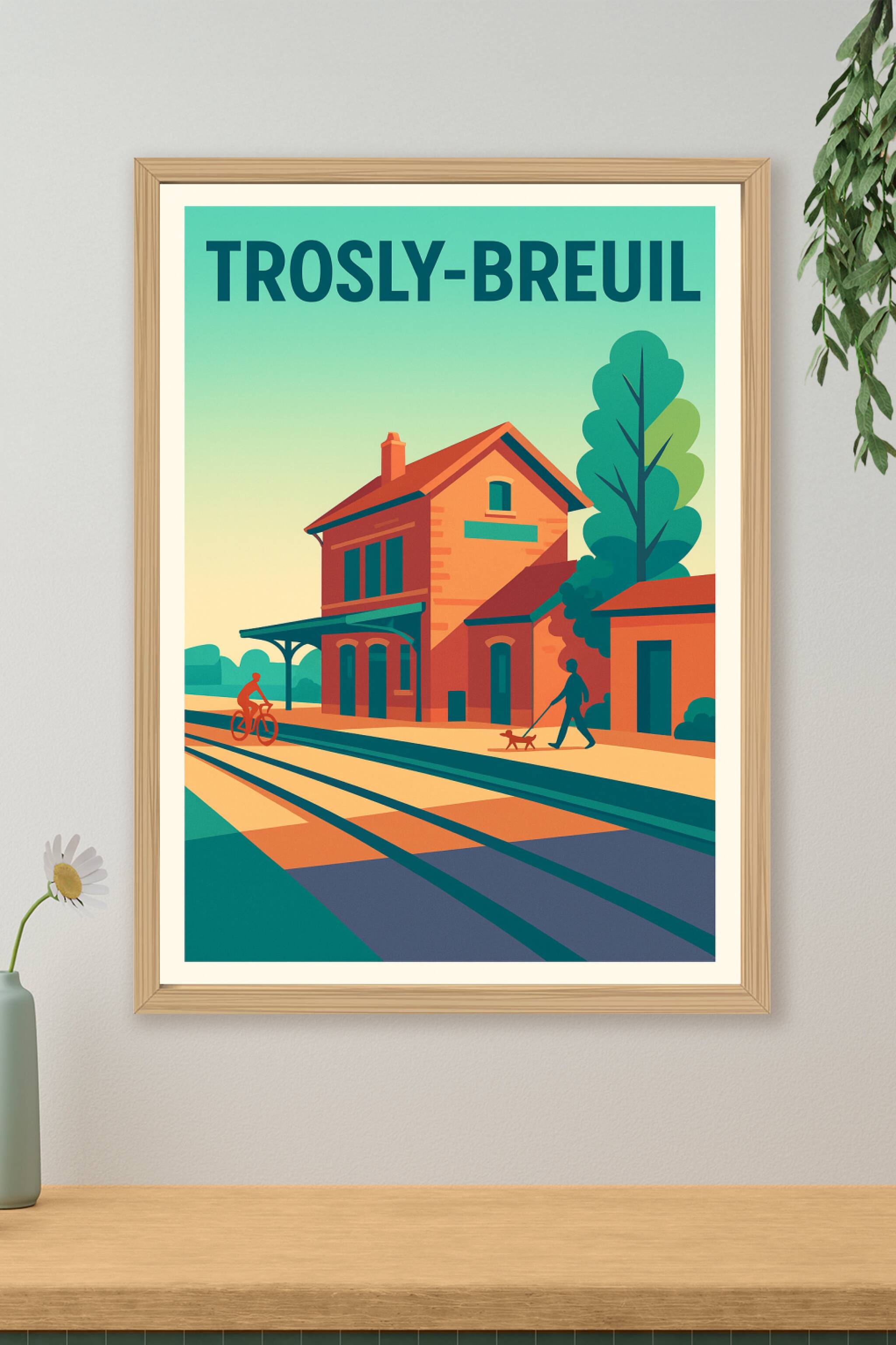 Affiche de Trosly-Breuil - Charme paisible au bord des rails