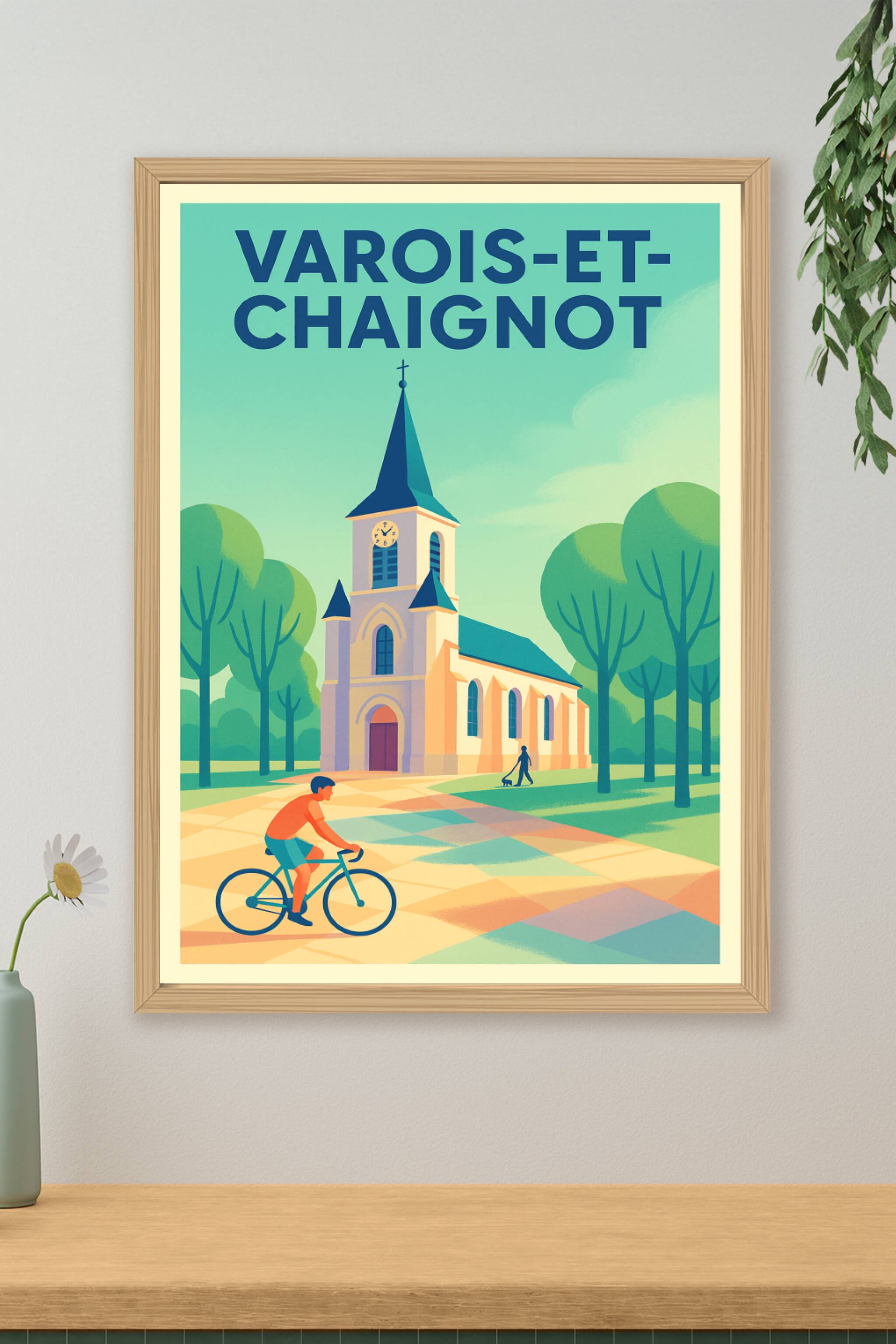 Affiche de Varois-et-Chaignot - L'élégance paisible au cœur de la Bourgogne