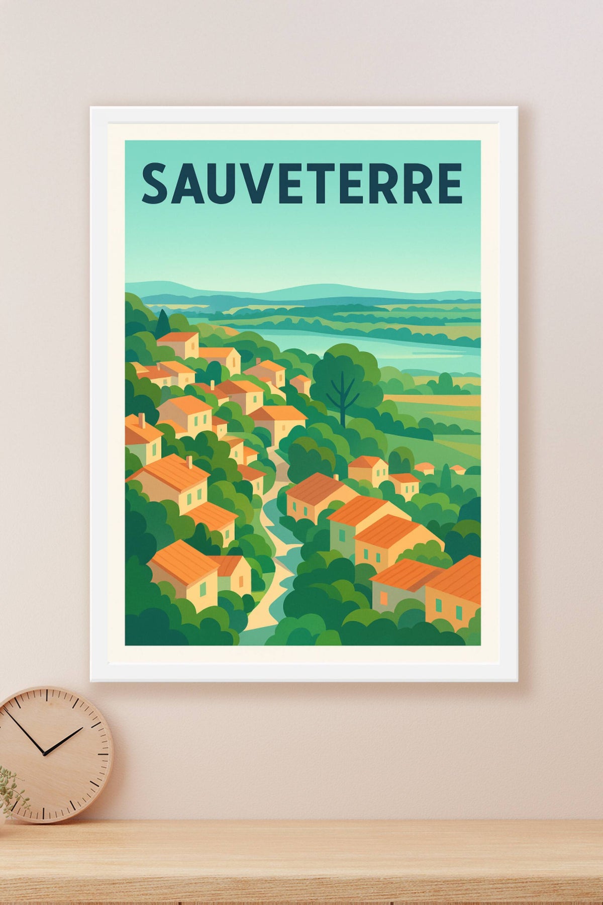 Affiche de Sauveterre - Charme et douceur de la campagne