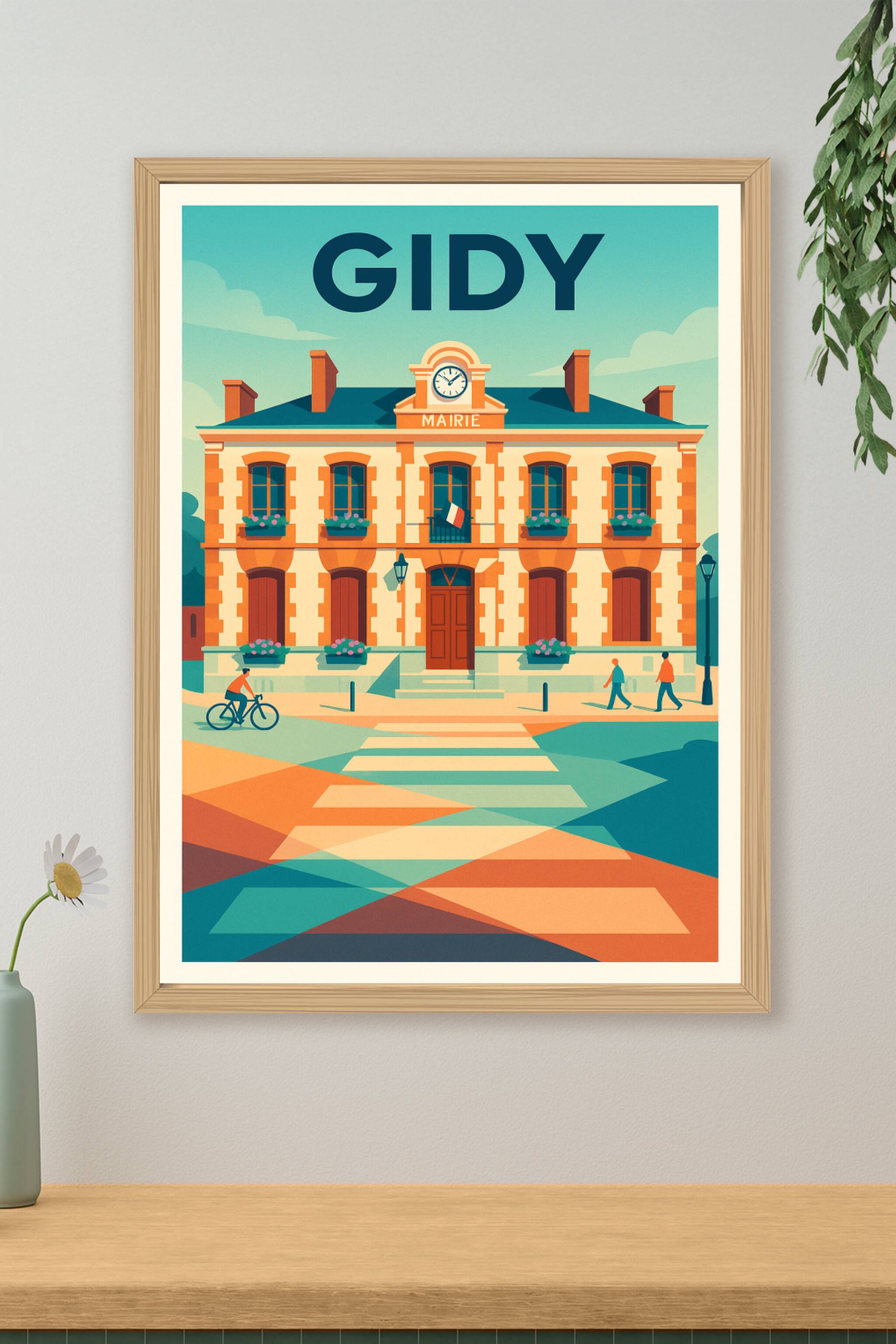 Affiche de Gidy - Charme et authenticité au cœur de la mairie