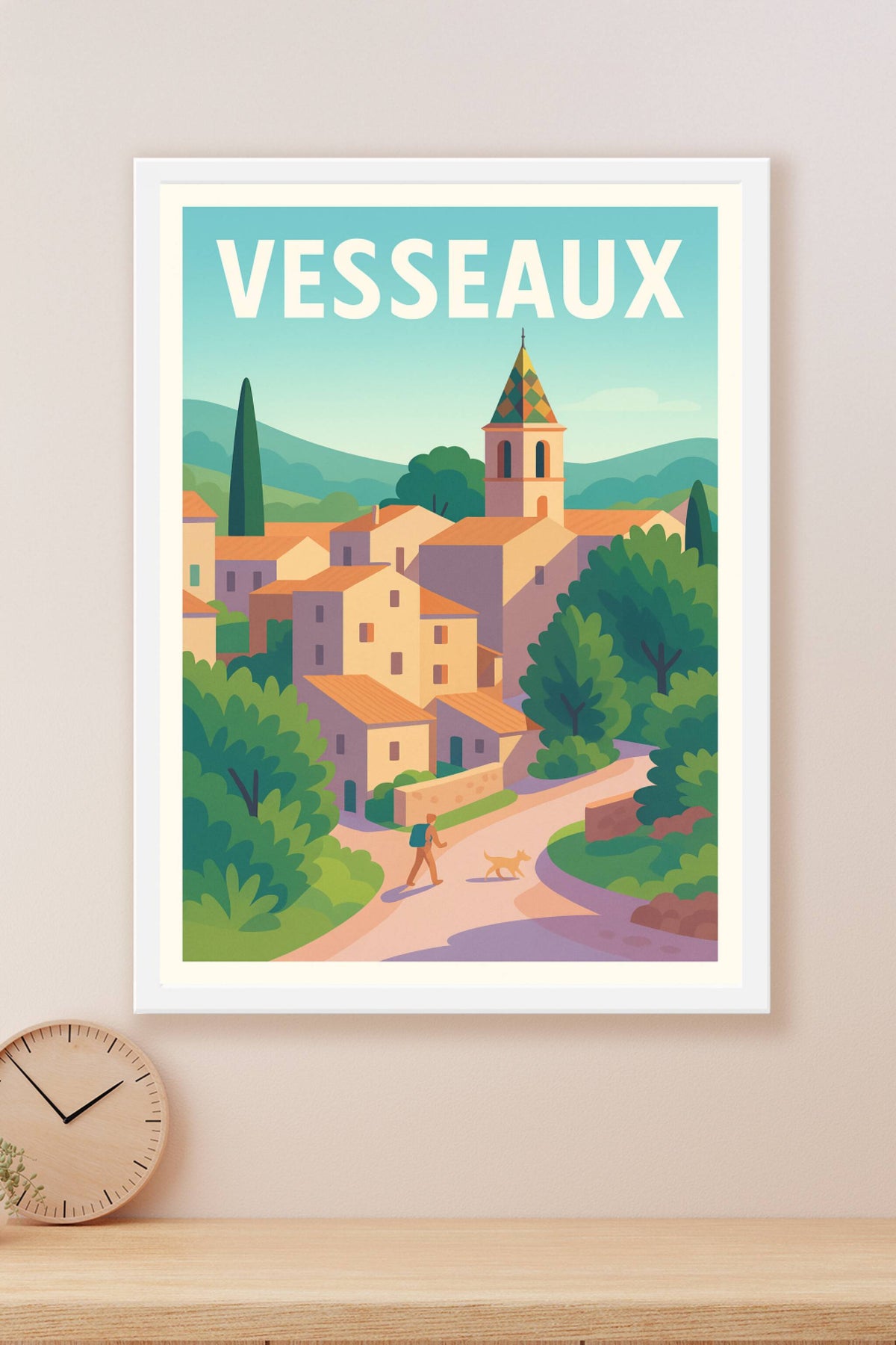 Affiche de Vesseaux - Escapade paisible en Ardèche