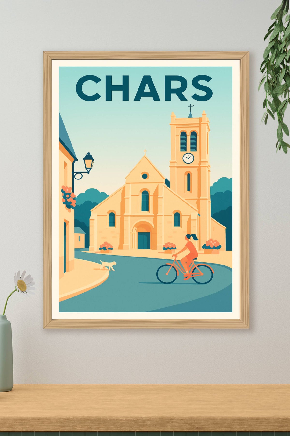 Affiche de Chars - Sérénité et charme d'un village paisible