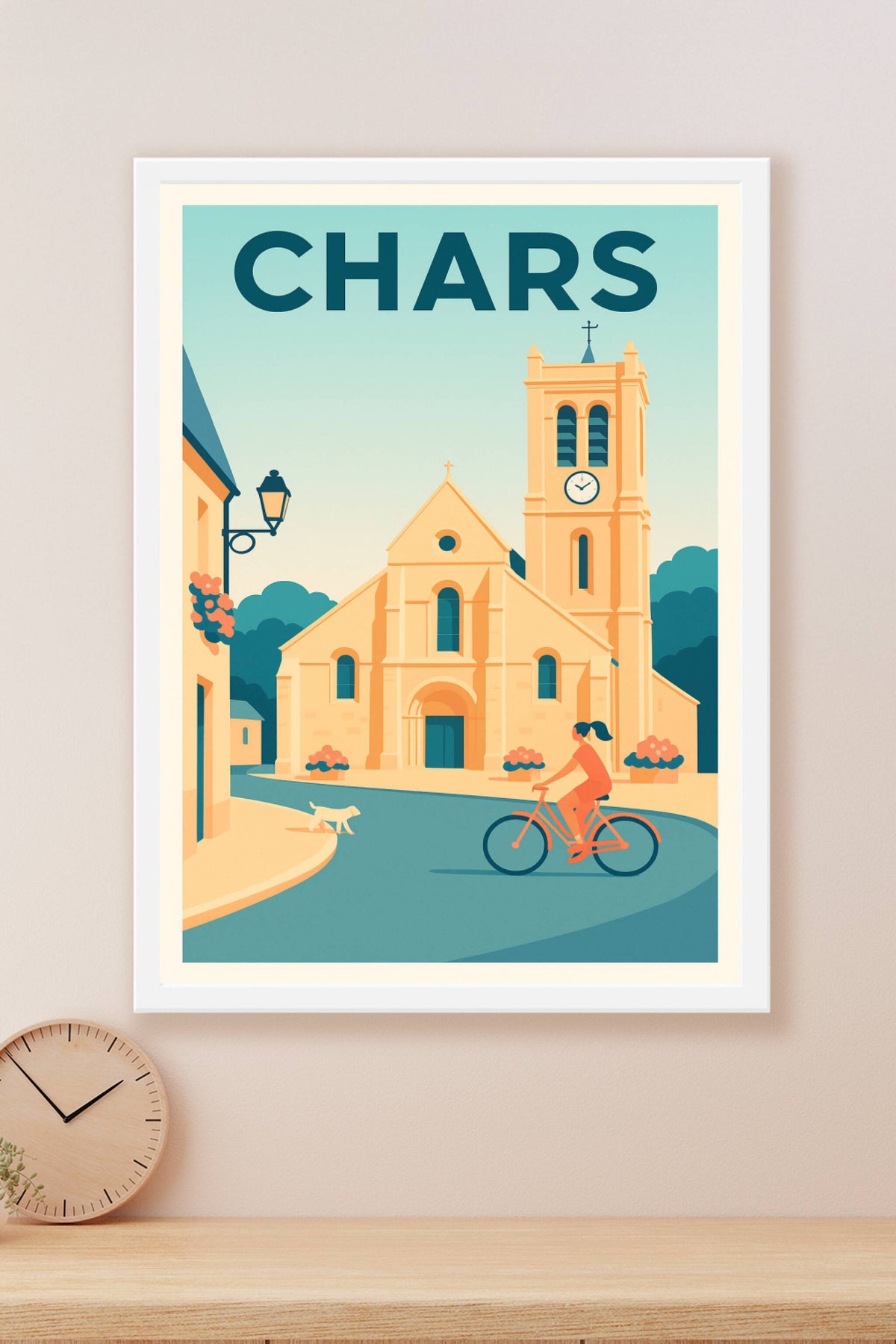 Affiche de Chars - Sérénité et charme d'un village paisible