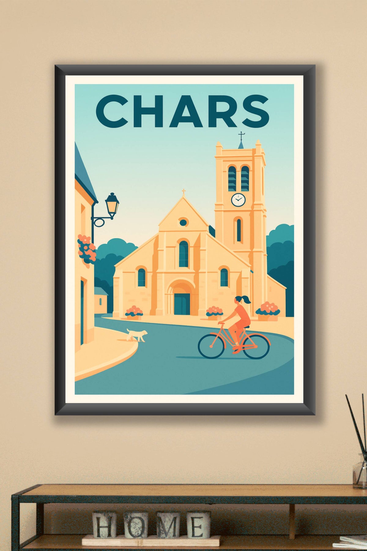 Affiche de Chars - Sérénité et charme d'un village paisible