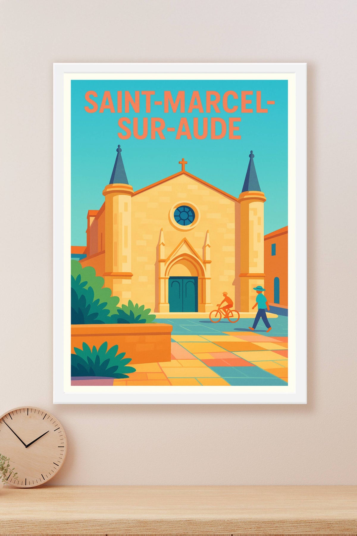 Affiche de Saint-Marcel-sur-Aude - Charme et douceur méditerranéenne