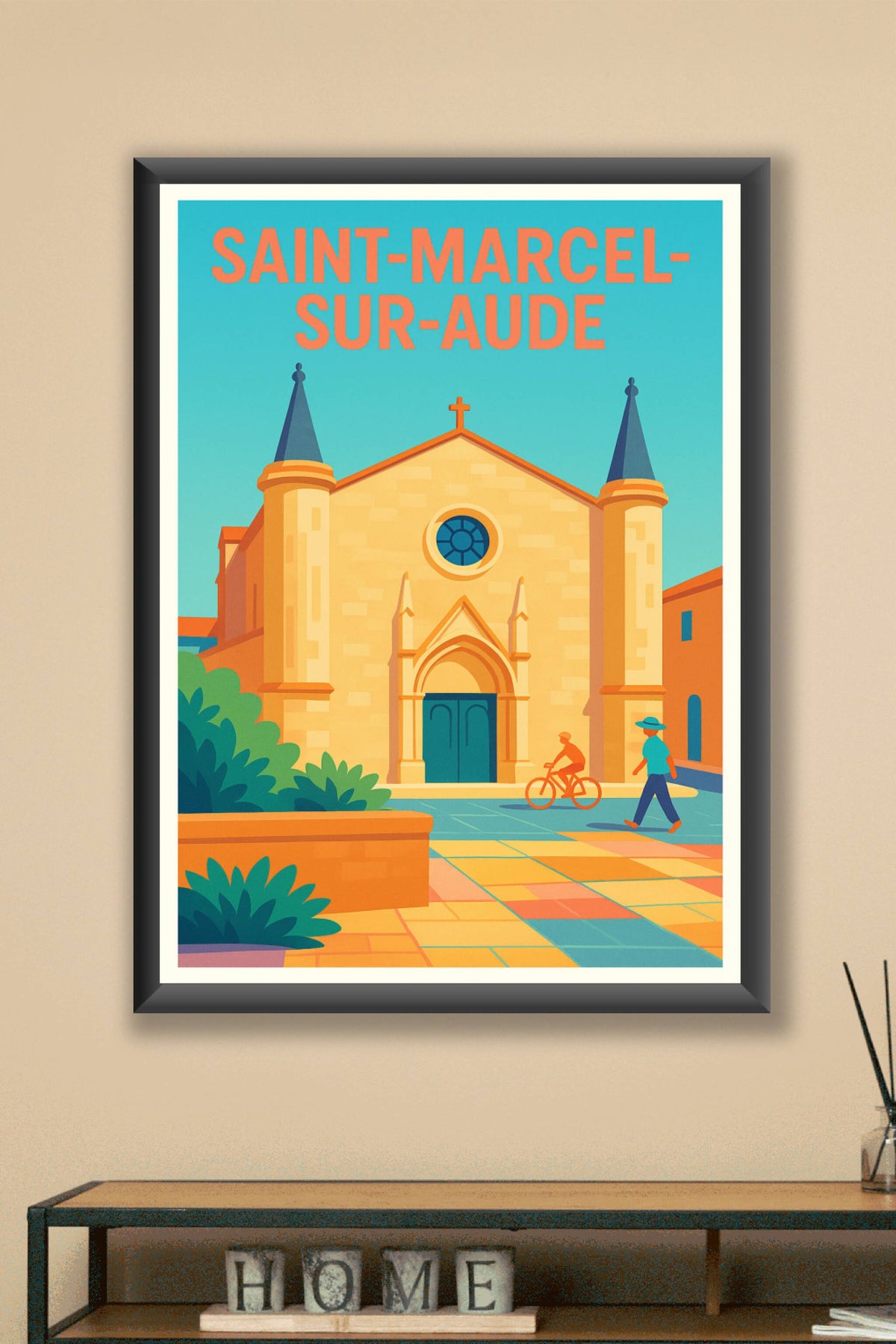 Affiche de Saint-Marcel-sur-Aude - Charme et douceur méditerranéenne