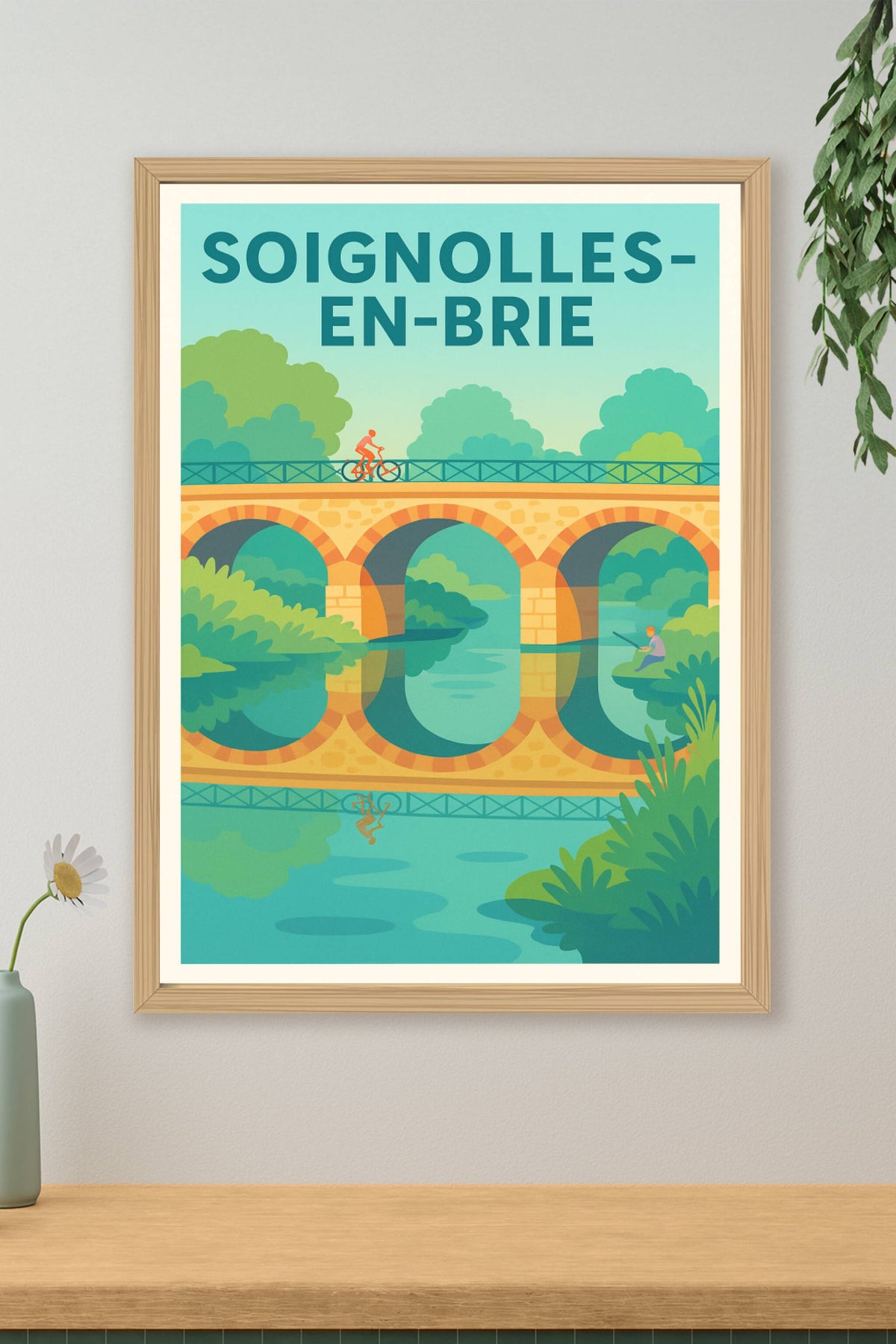 Affiche de Soignolles-en-Brie - Charme bucolique et sérénité au fil de l'eau