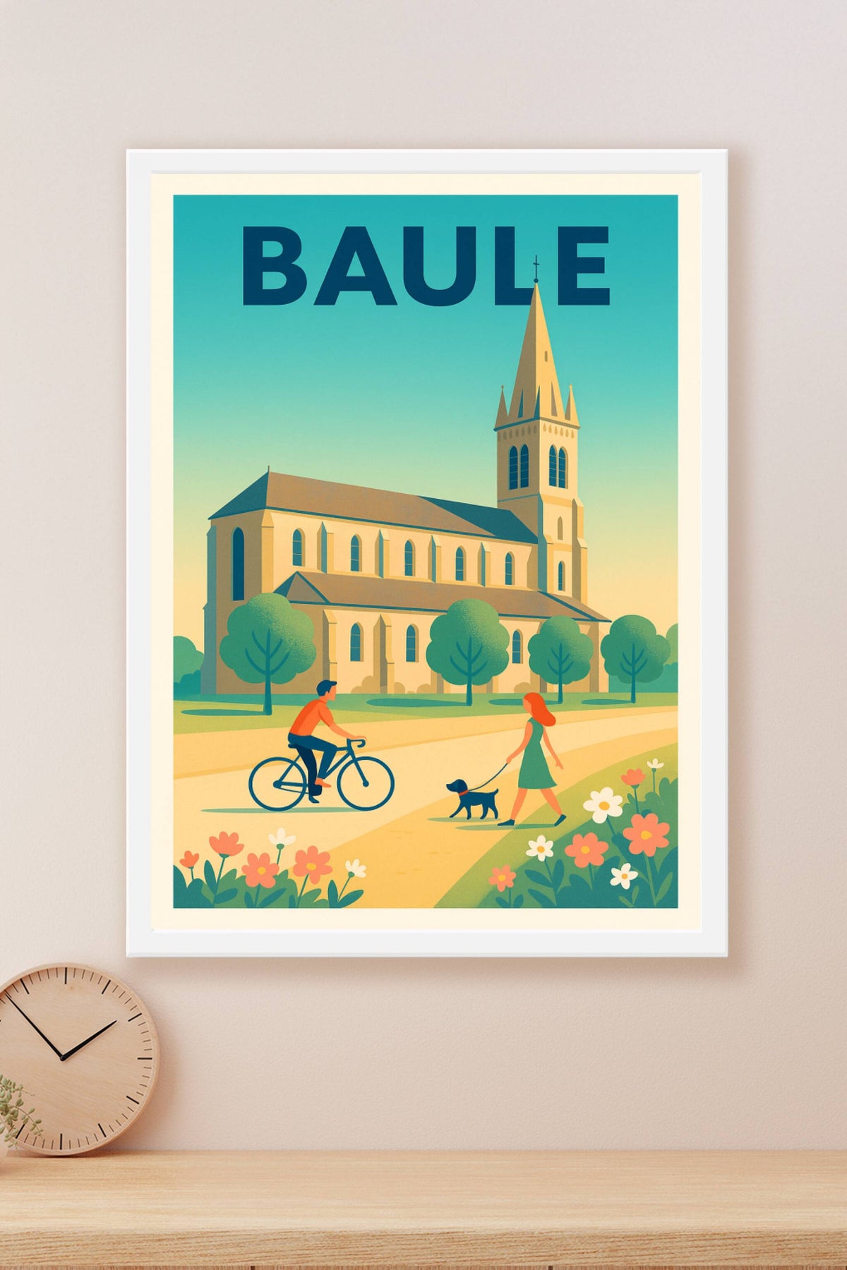 Affiche de Baule - Promenade bucolique au cœur de la ville