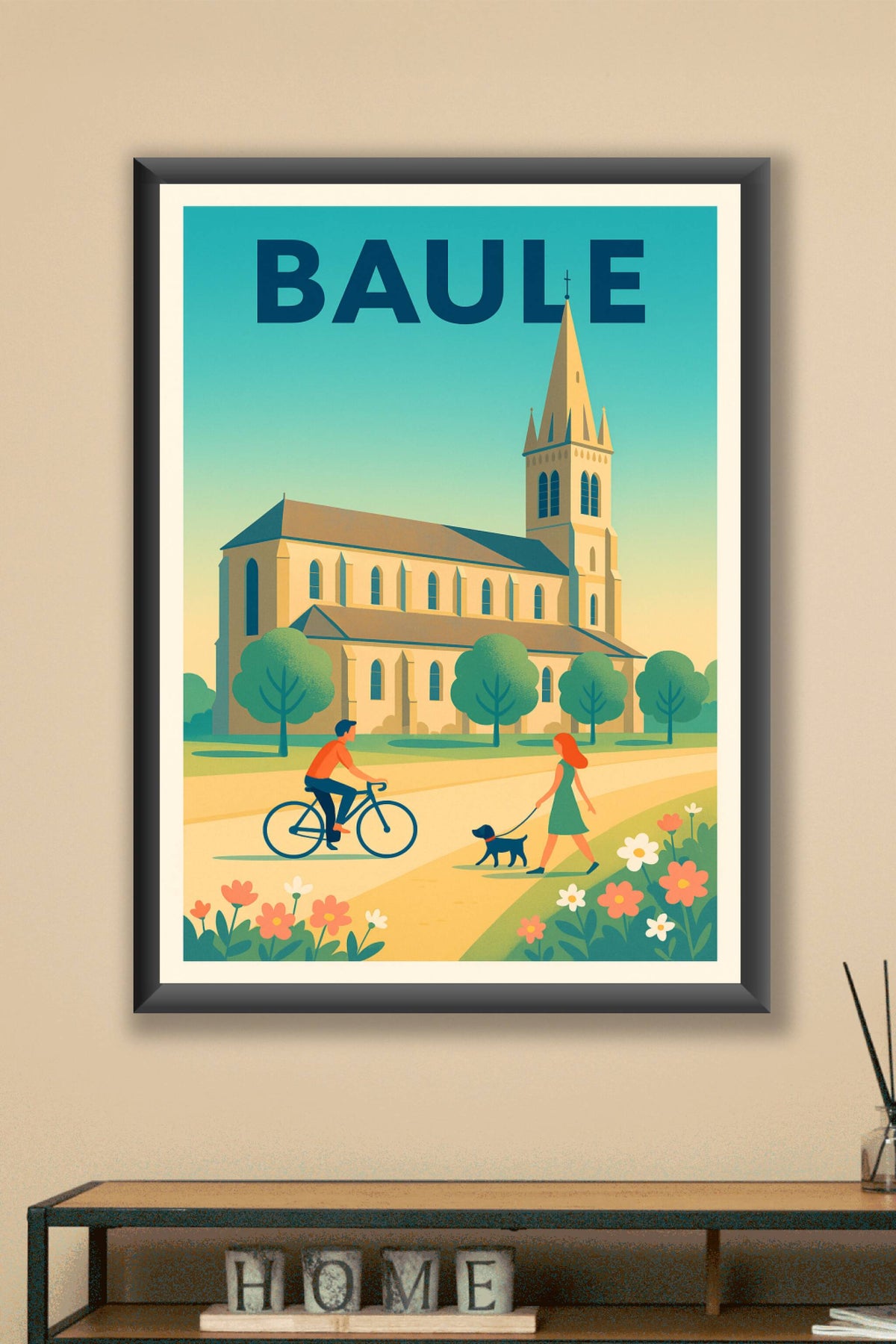 Affiche de Baule - Promenade bucolique au cœur de la ville
