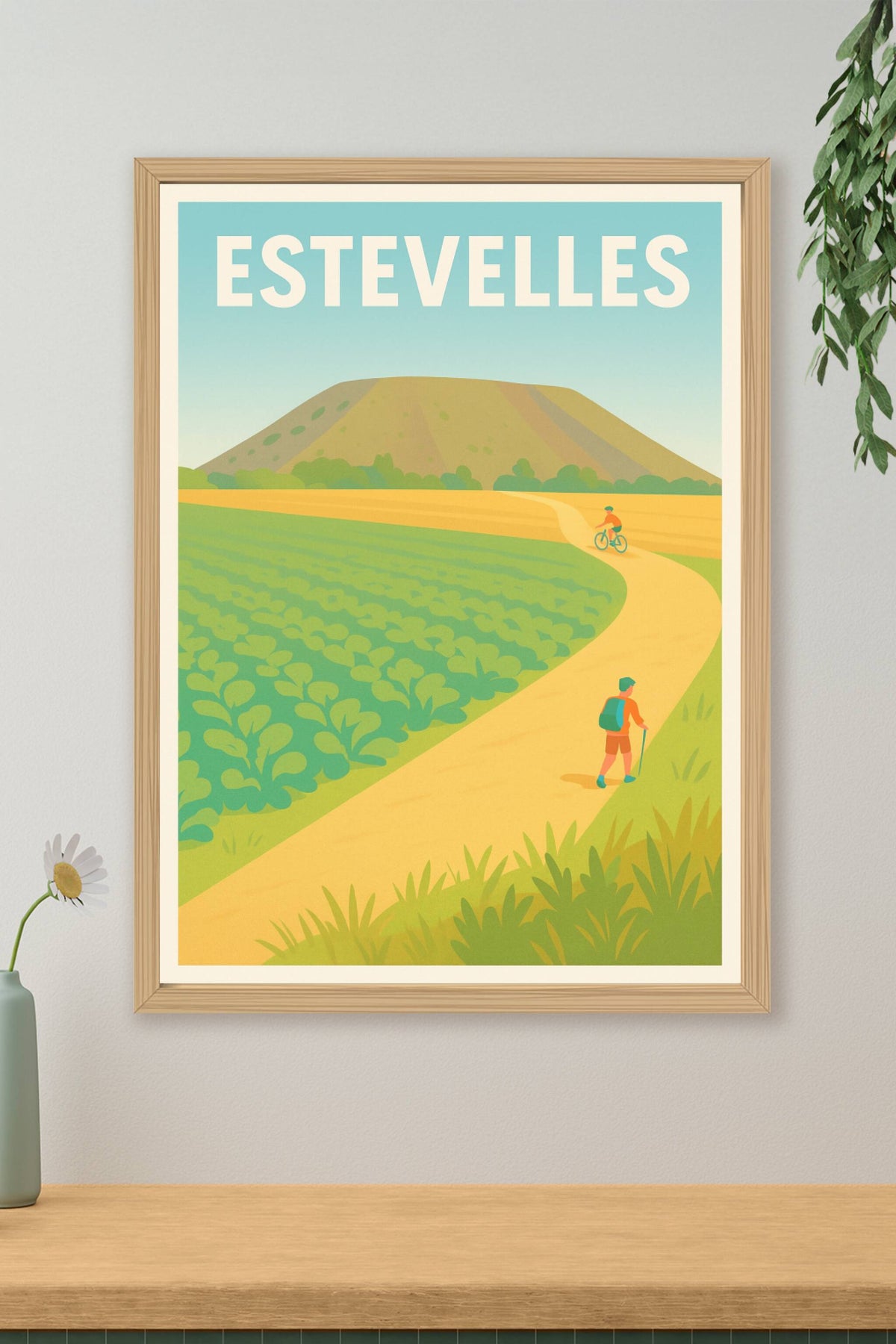 Affiche de Estevelles - Évasion nature et douce randonnée