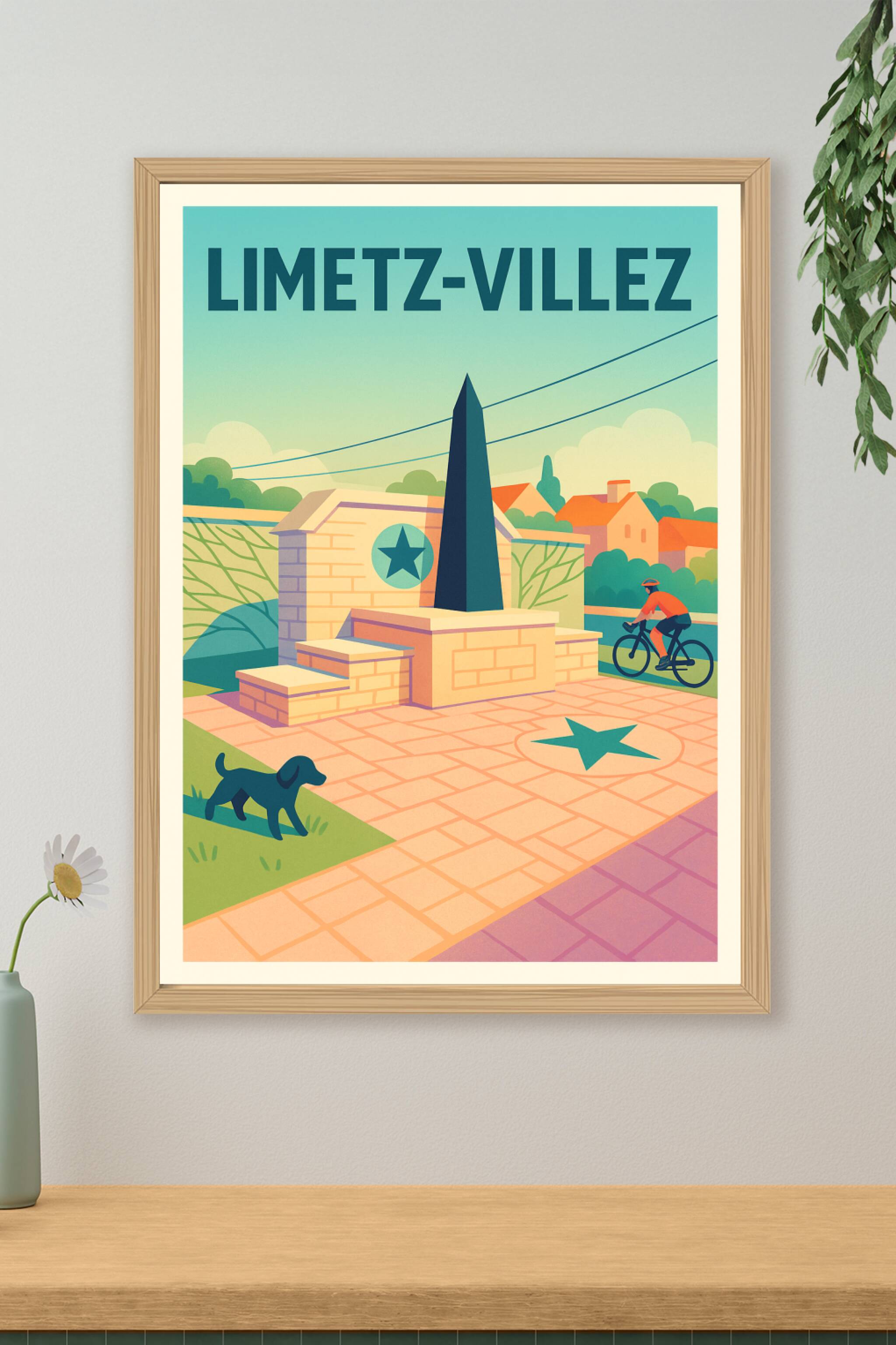 Affiche de Limetz-Villez - Charme paisible et nature